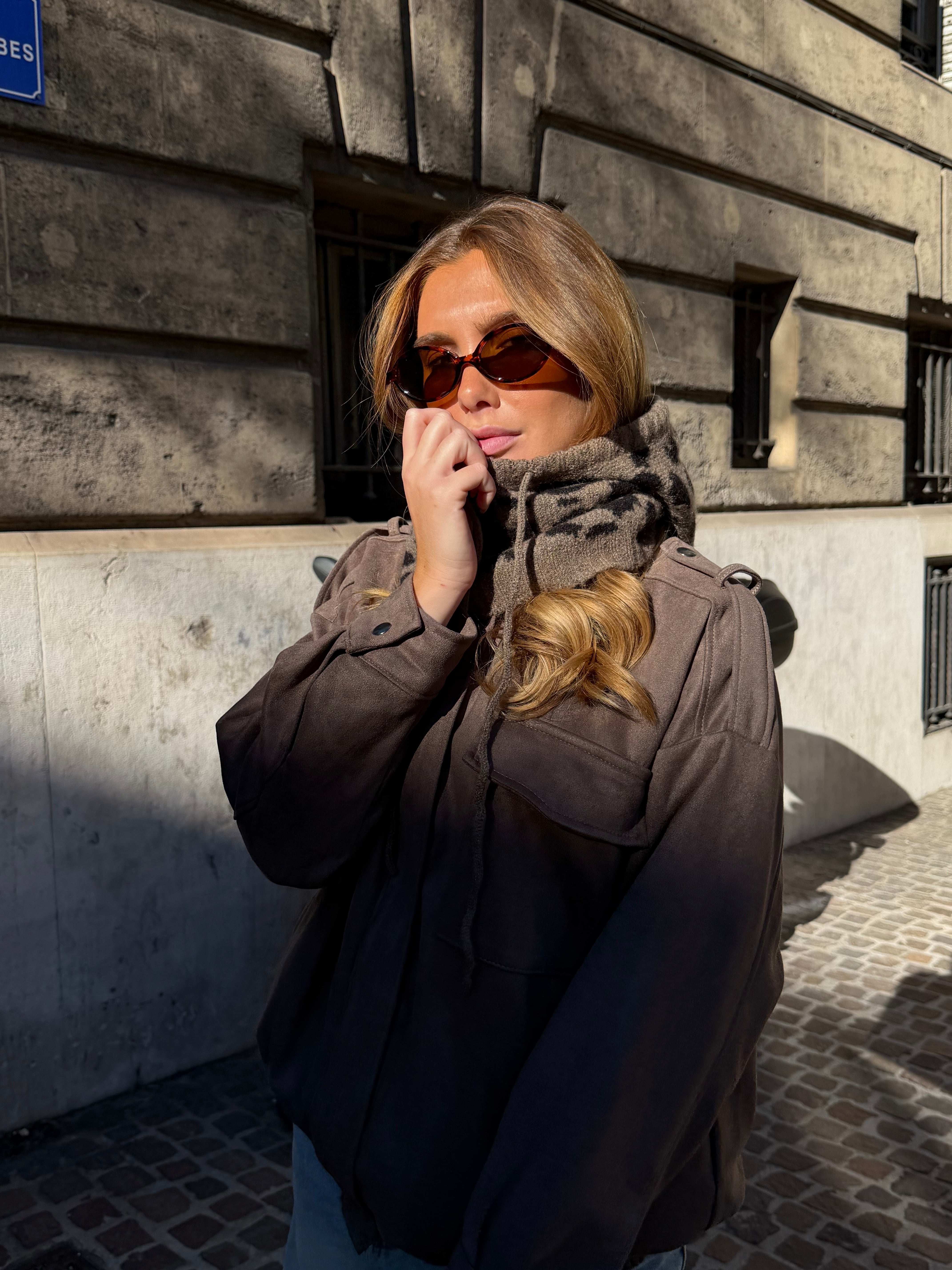 Cagoule Leonie léopard