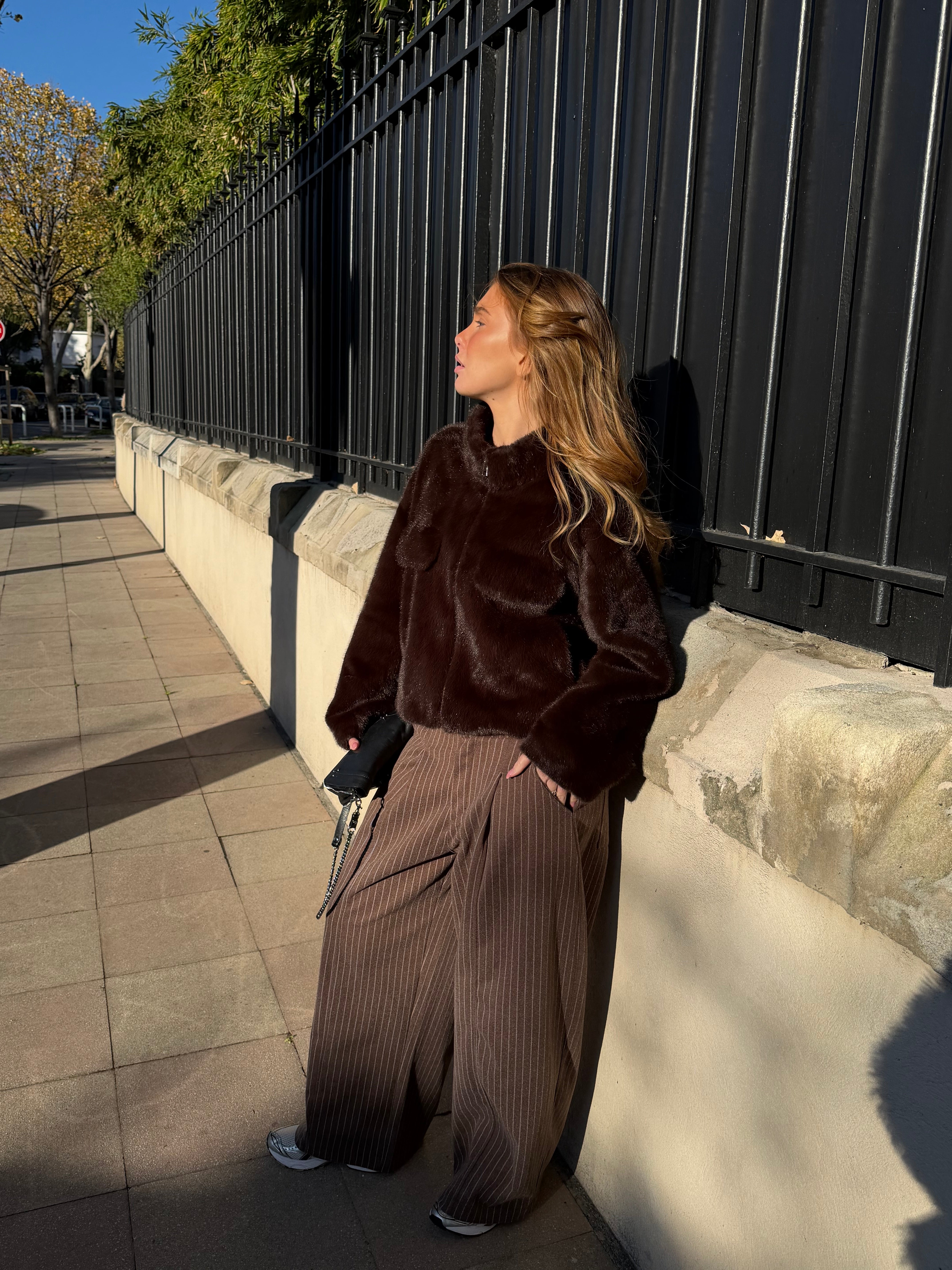 Pantalon Swann marron