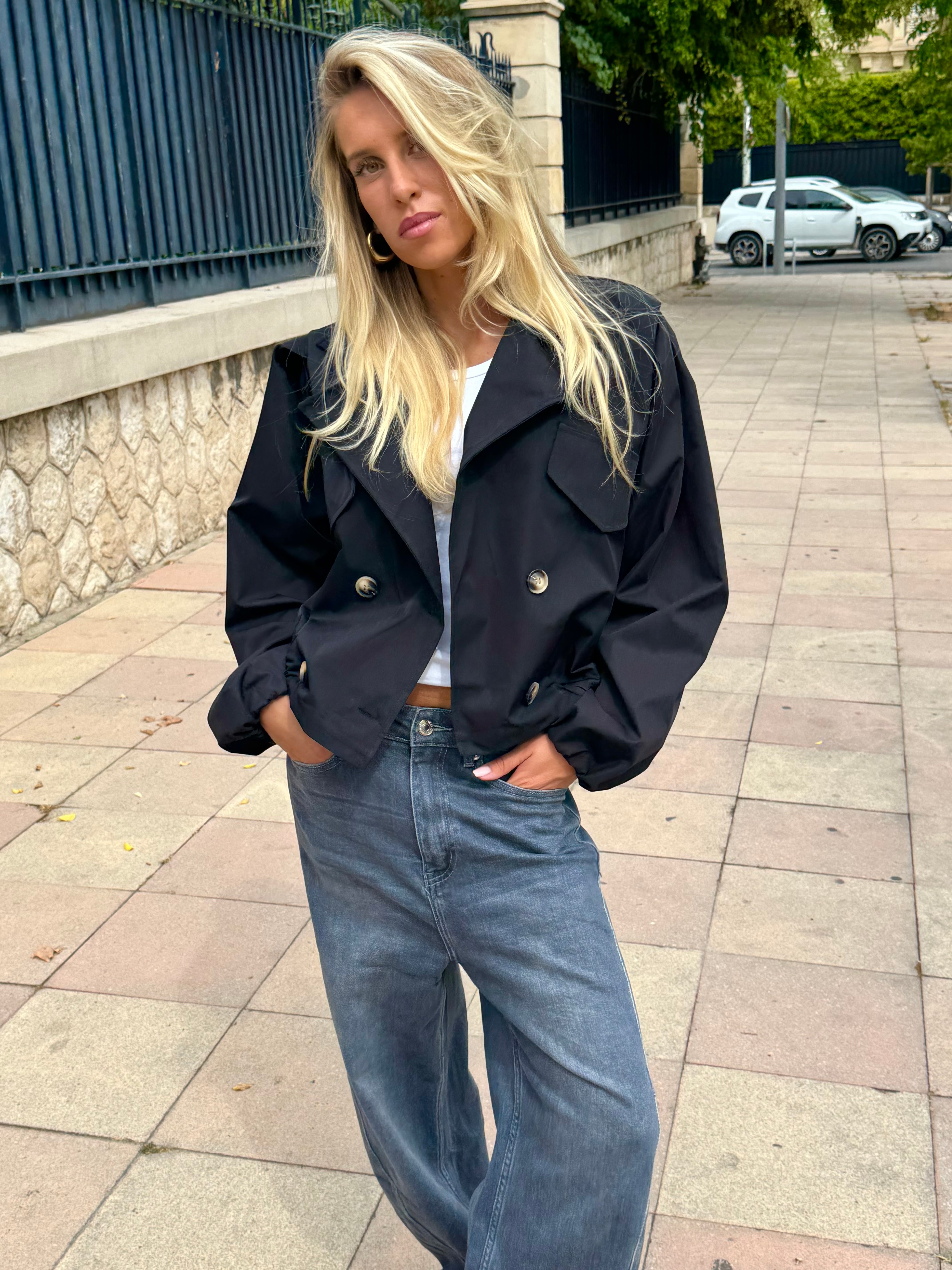 Trench Tessa noir