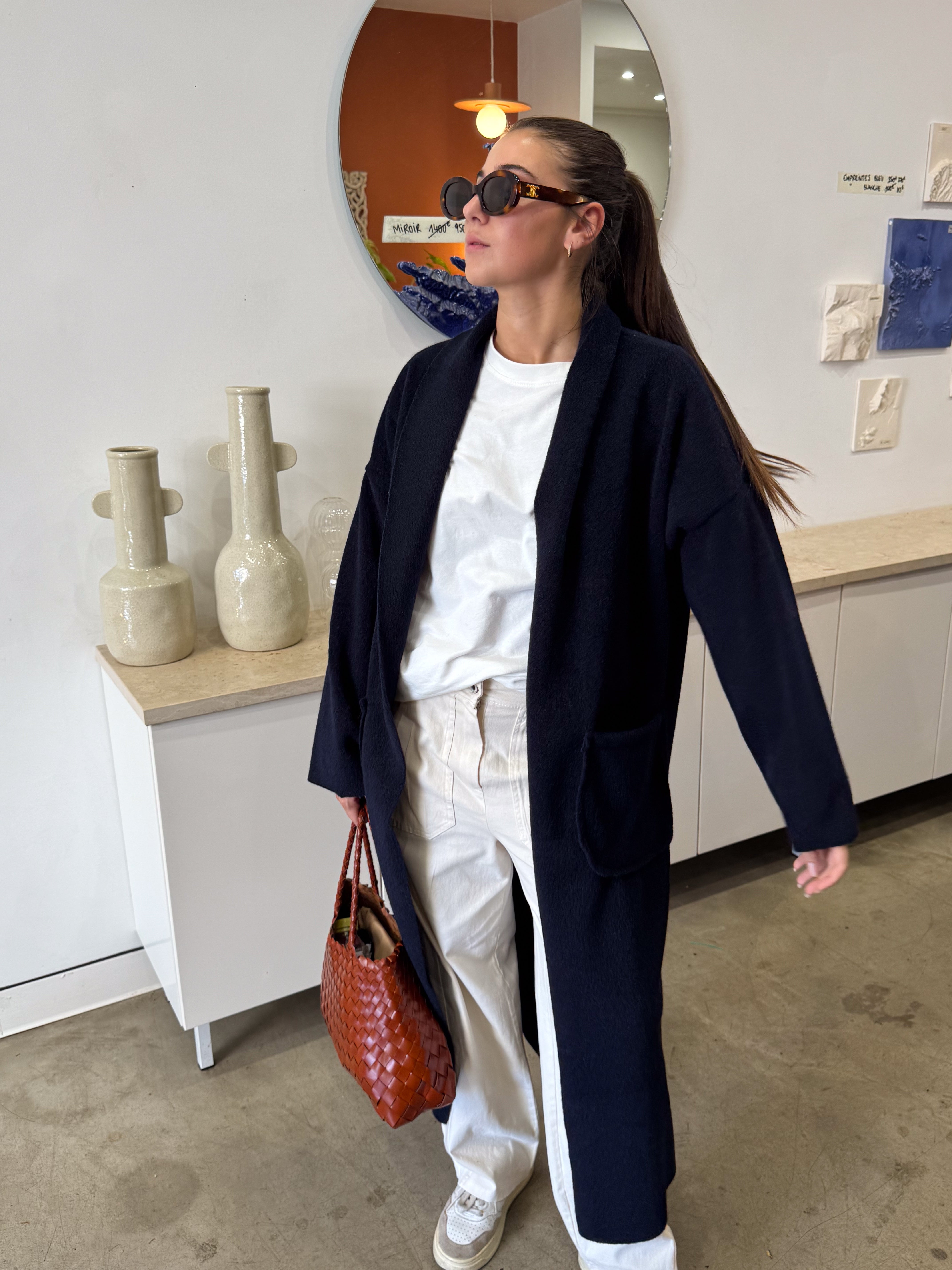 Gilet Lana bleu marine