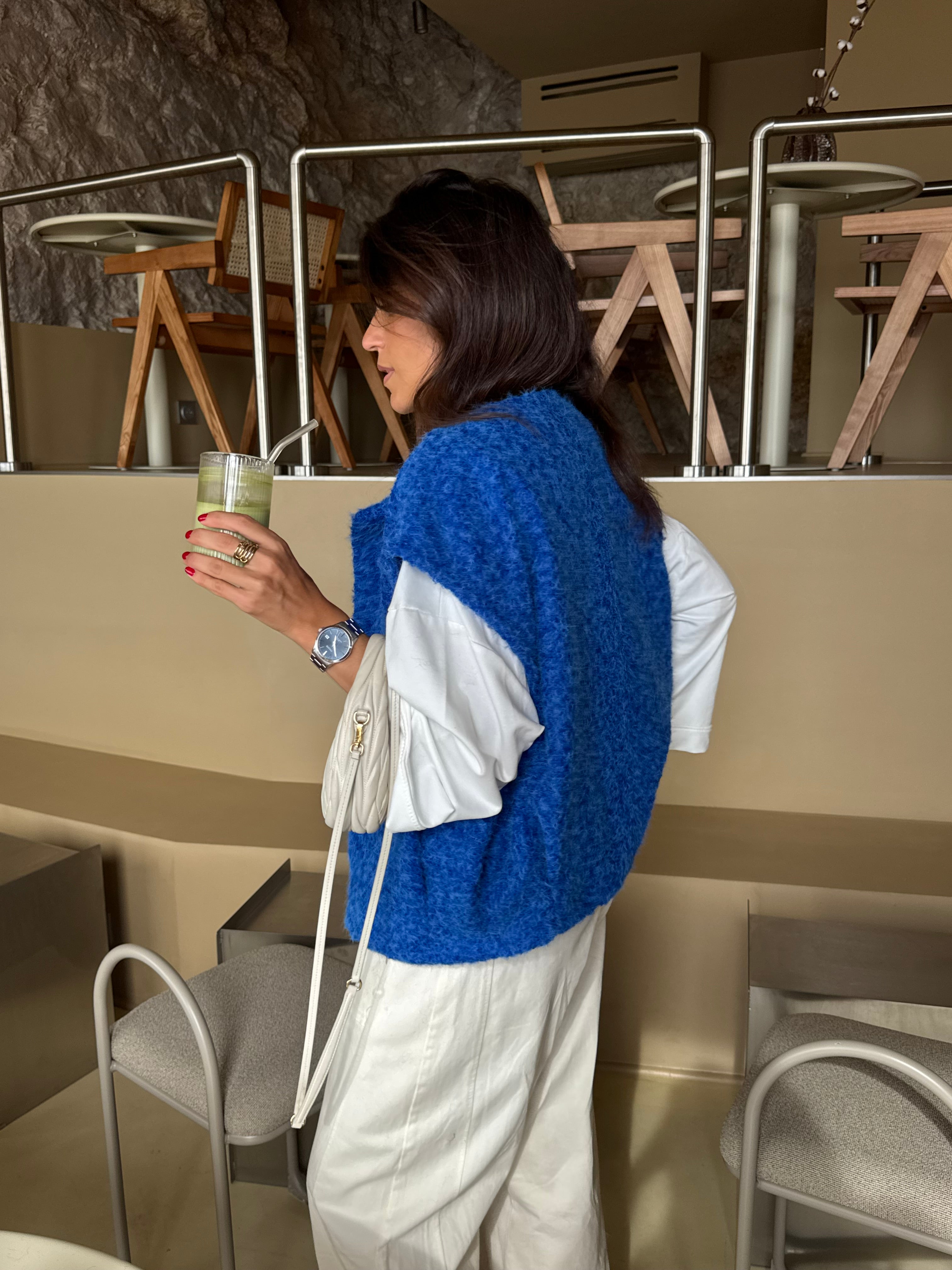 Chaqueta Maddy azul eléctrico