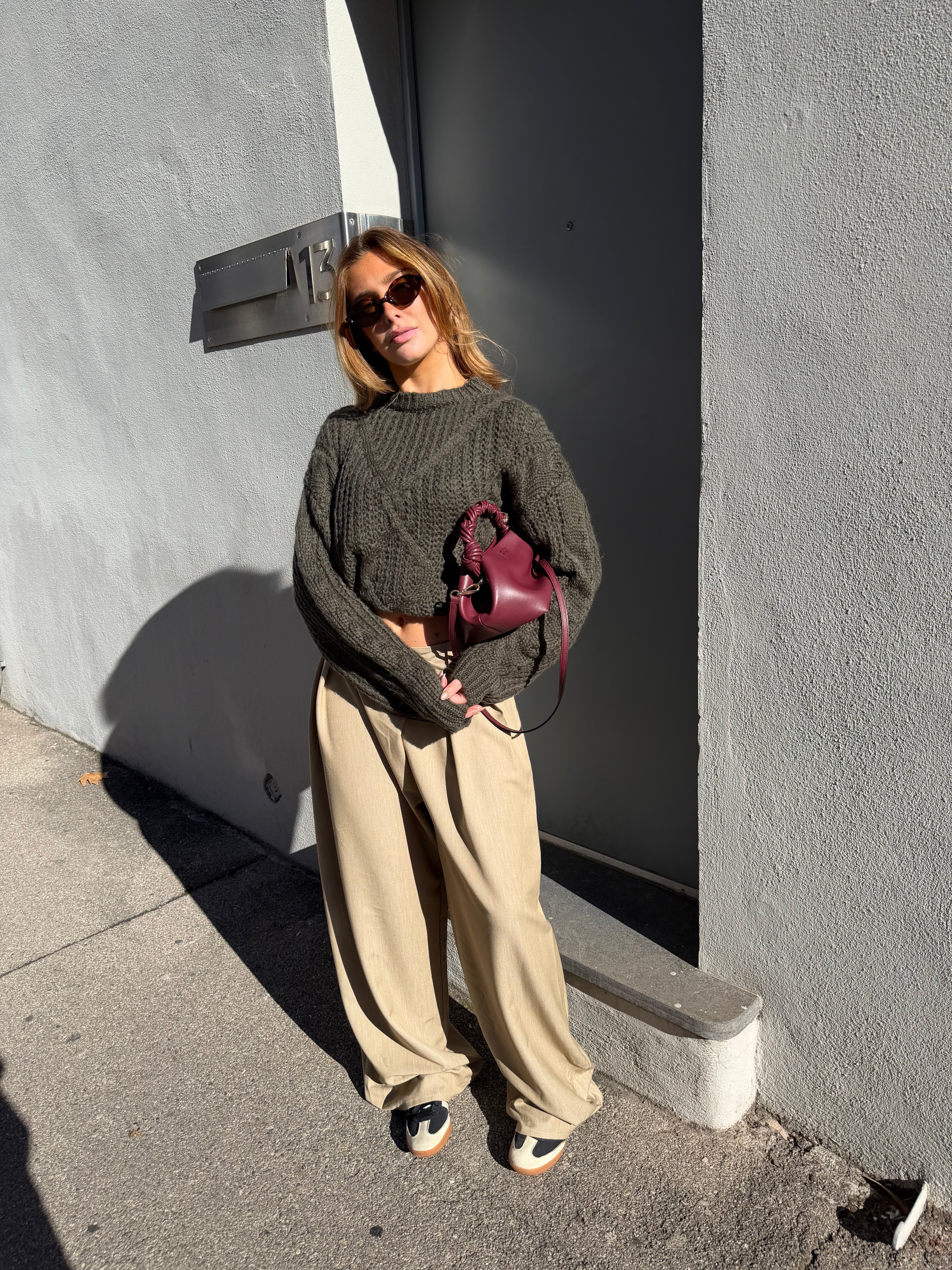 Pantalon Vivienne taupe