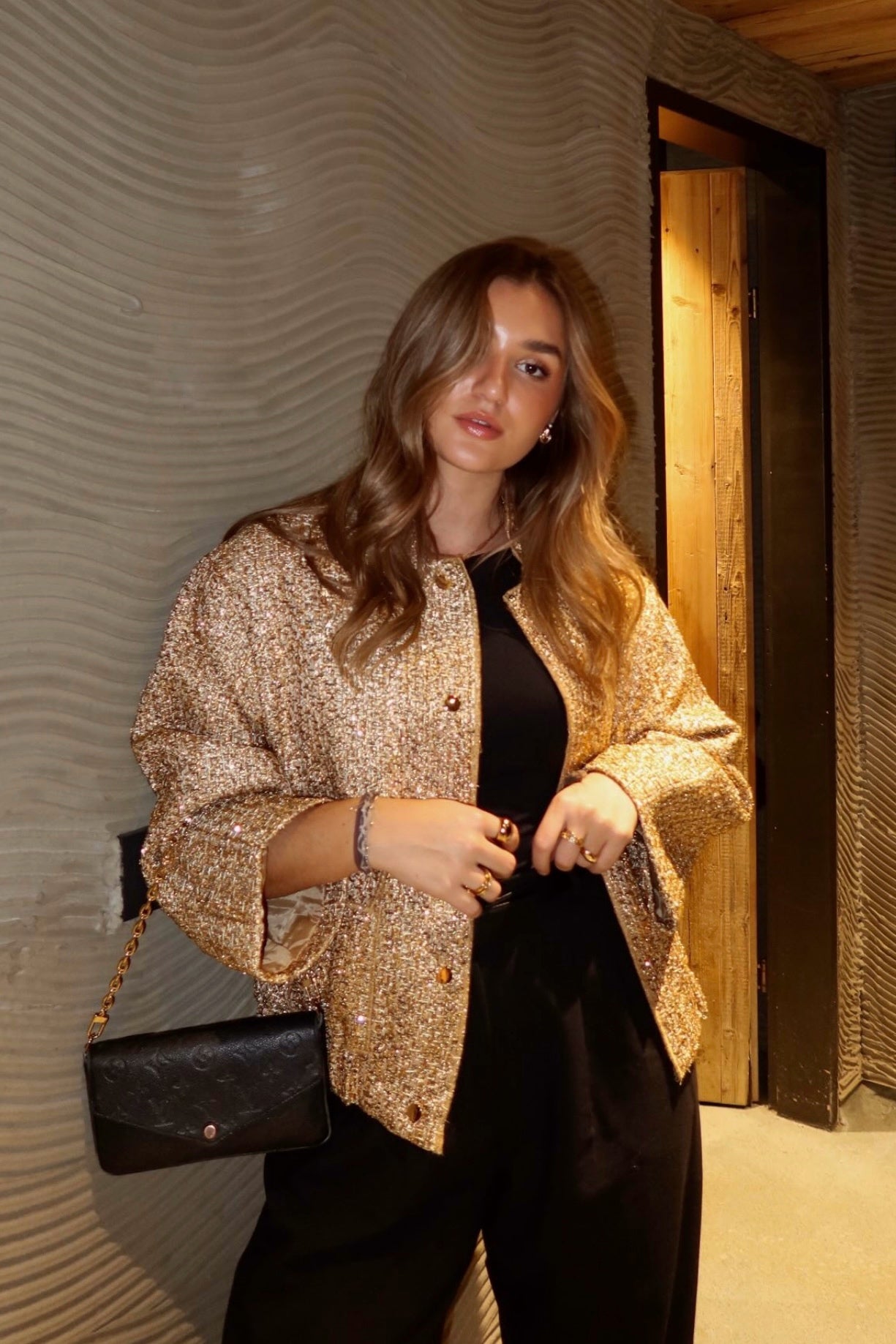 Bomber Marion doré