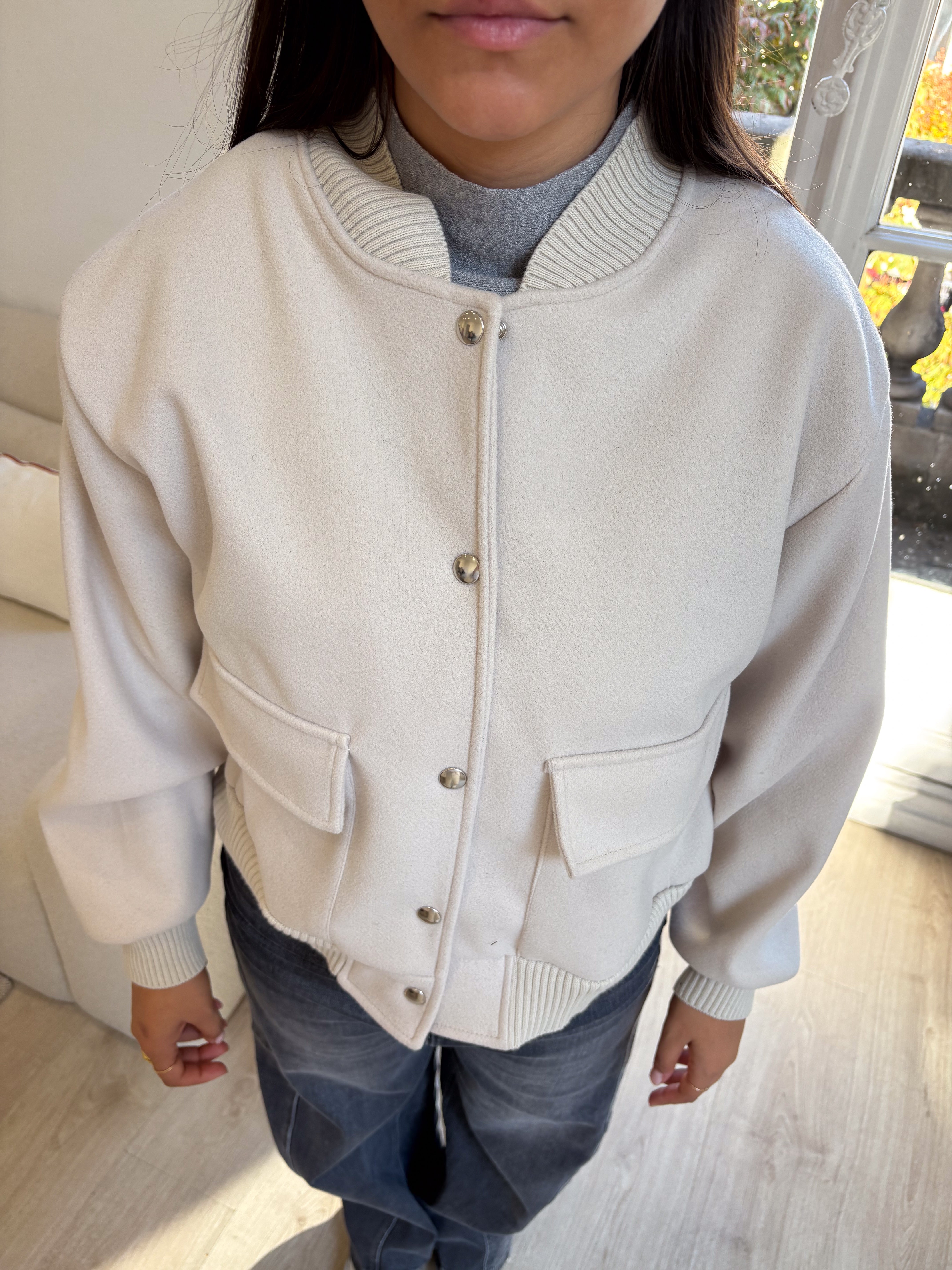 Bomber Angel beige
