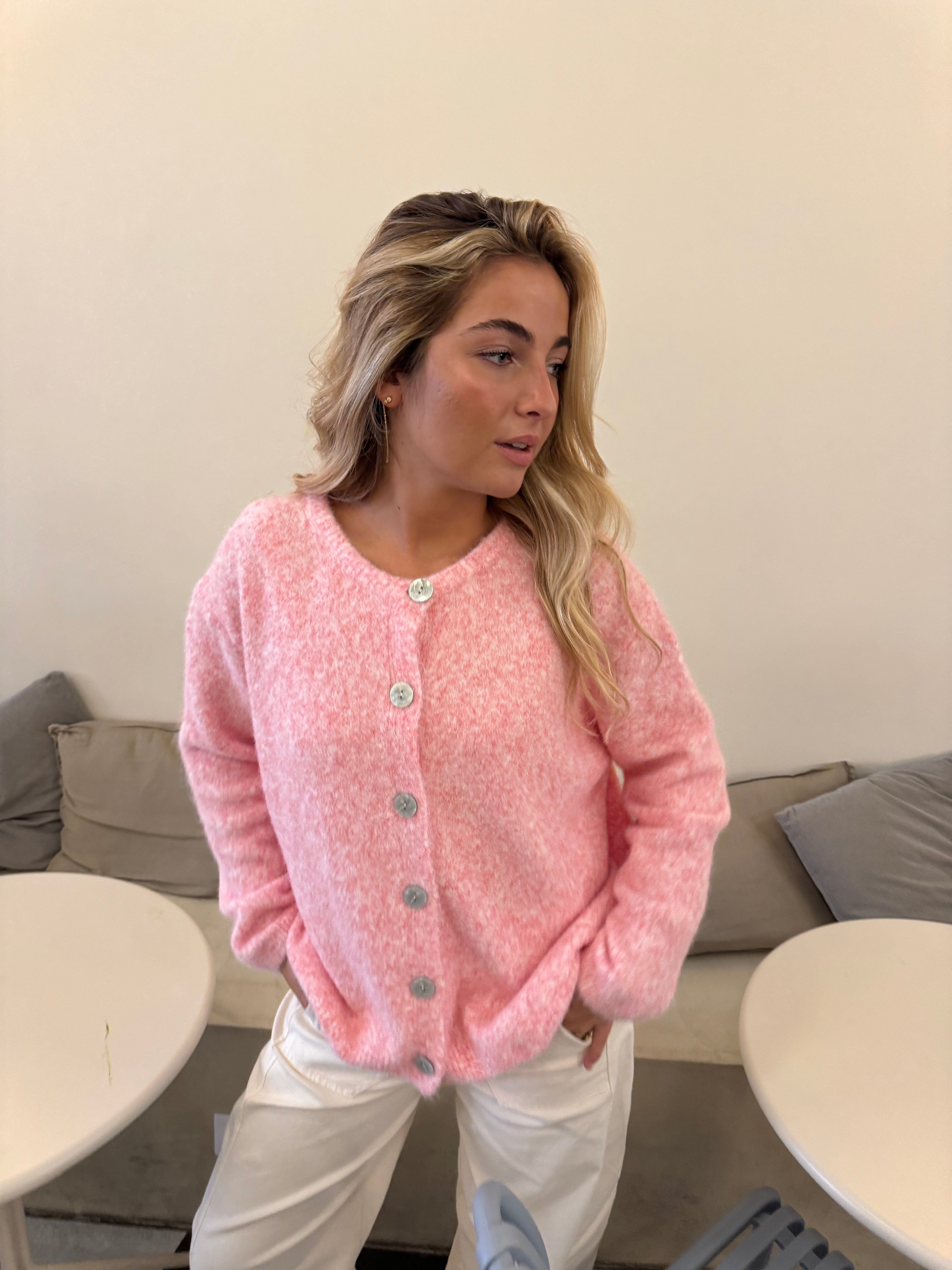 Chaleco Lorraine rosa
