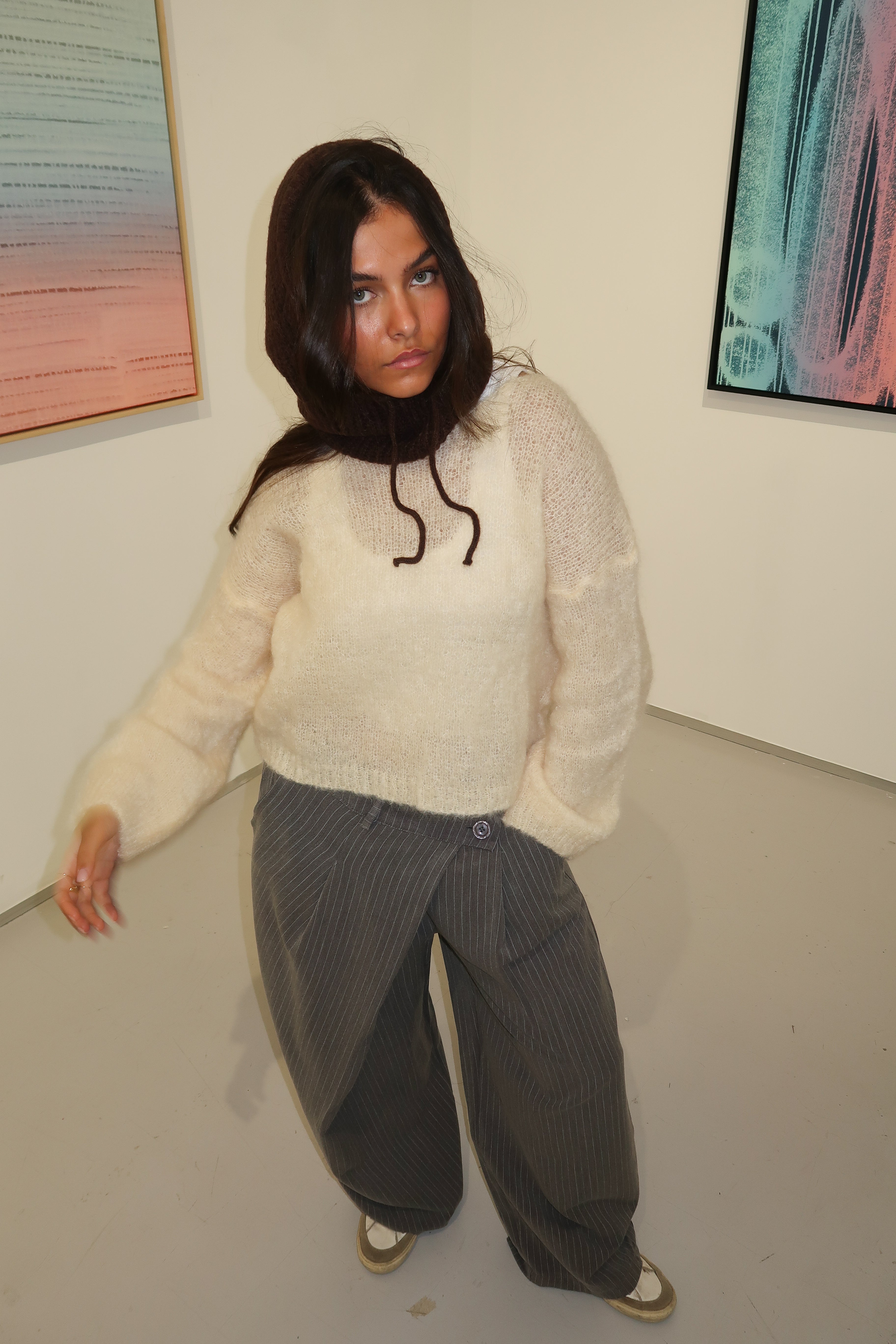 Diana braune Sturmhaube