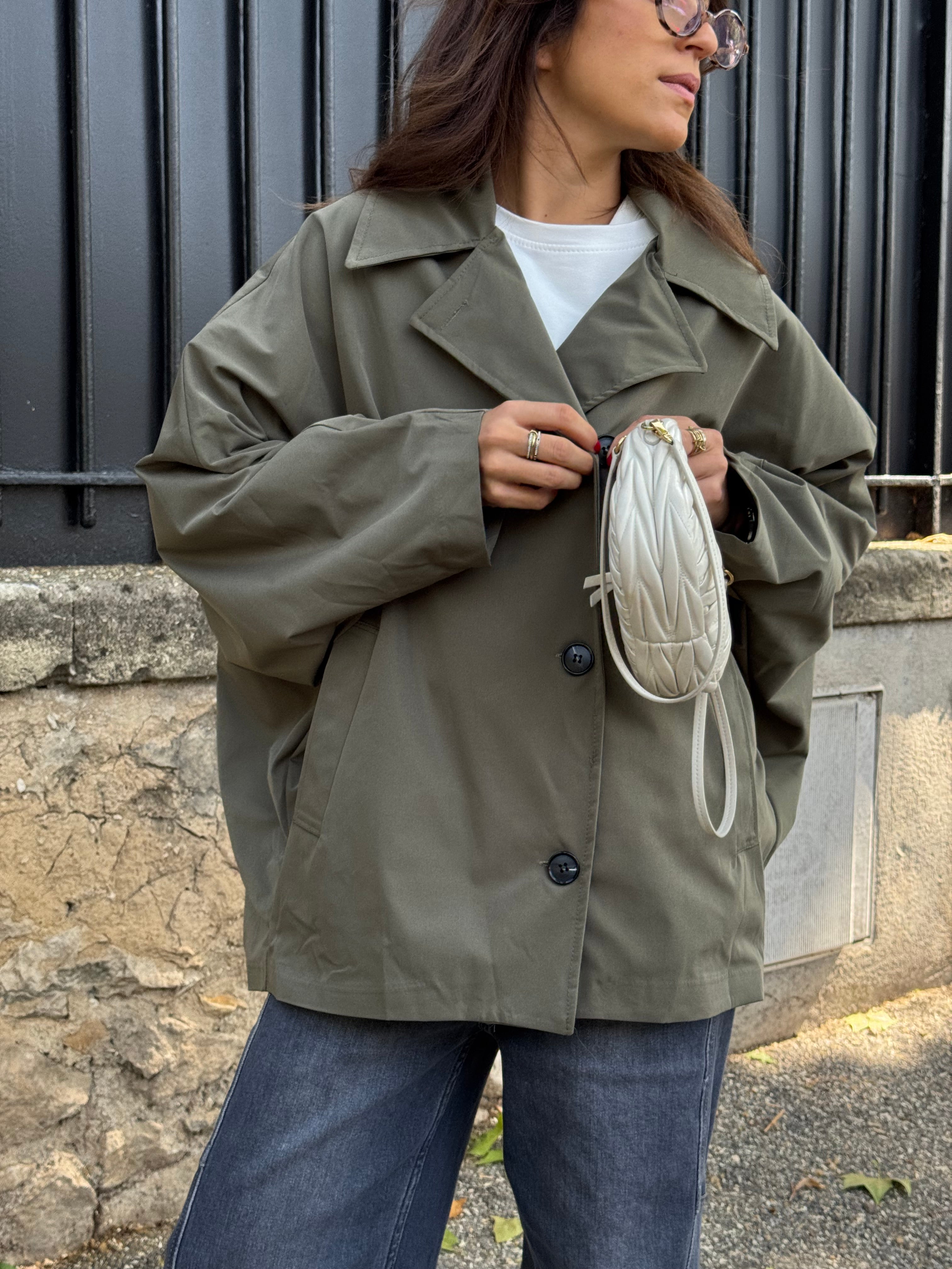 Trench Ella kaki