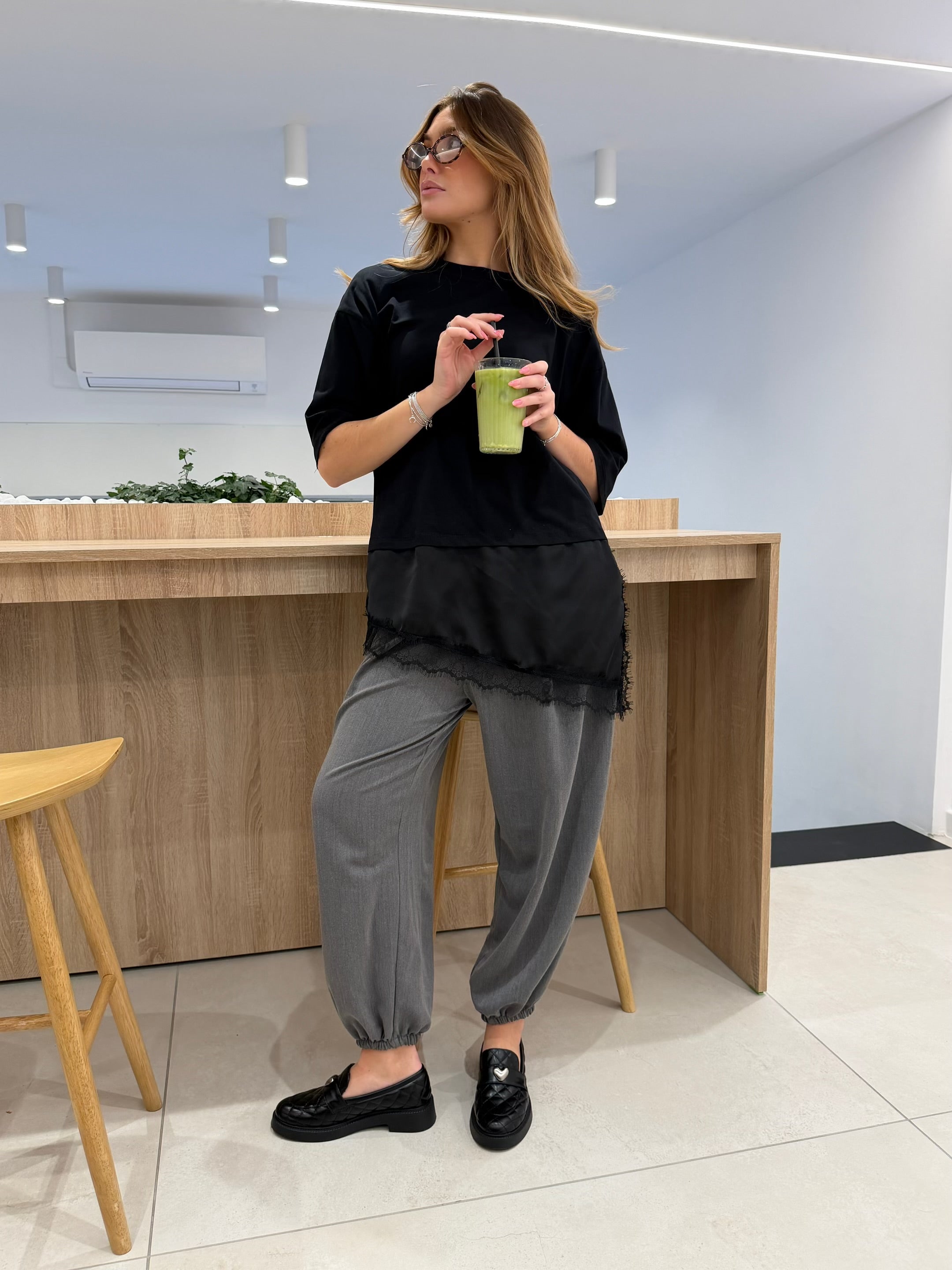 Tee-shirt Lizzie noir