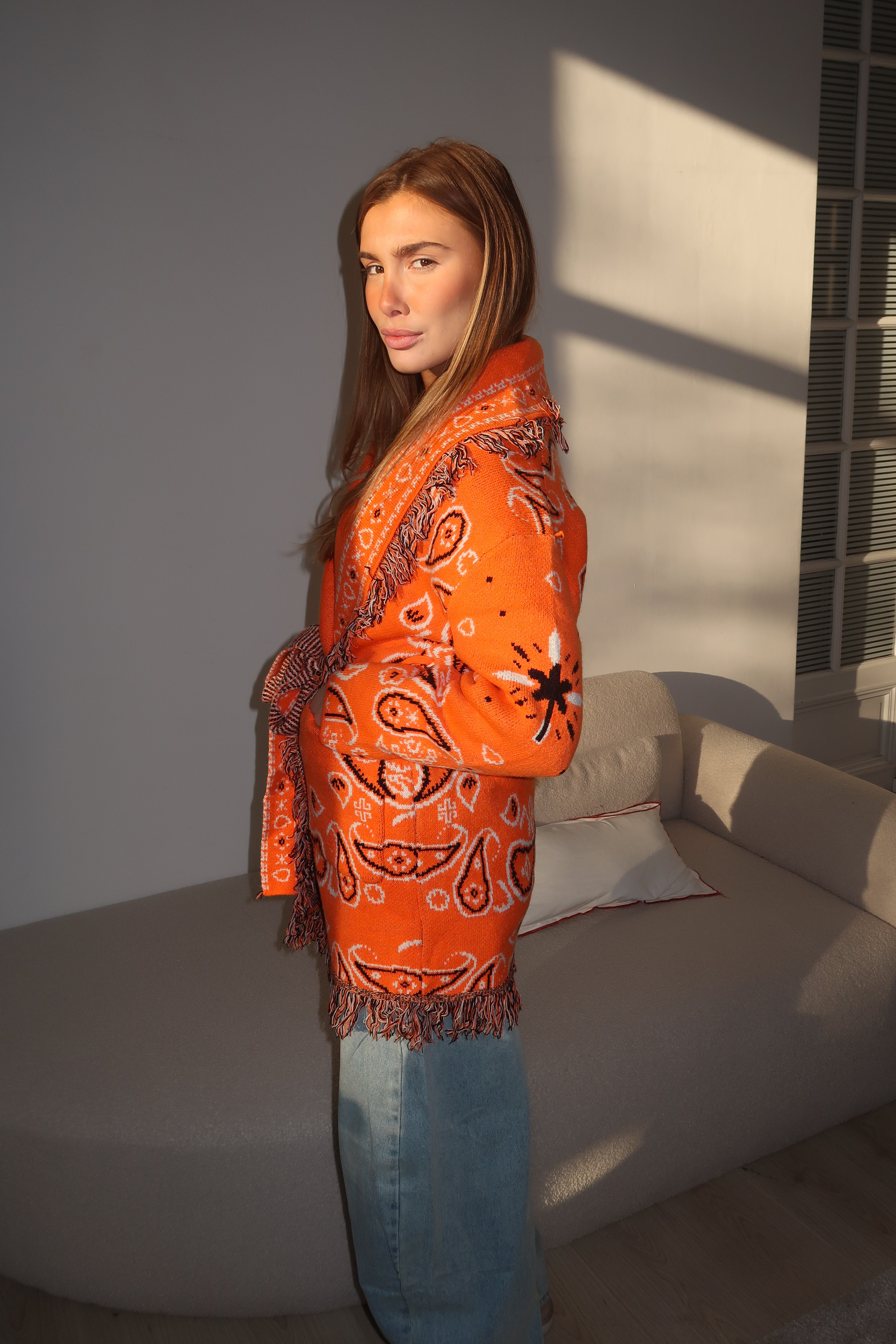 Gilet Suzanne orange