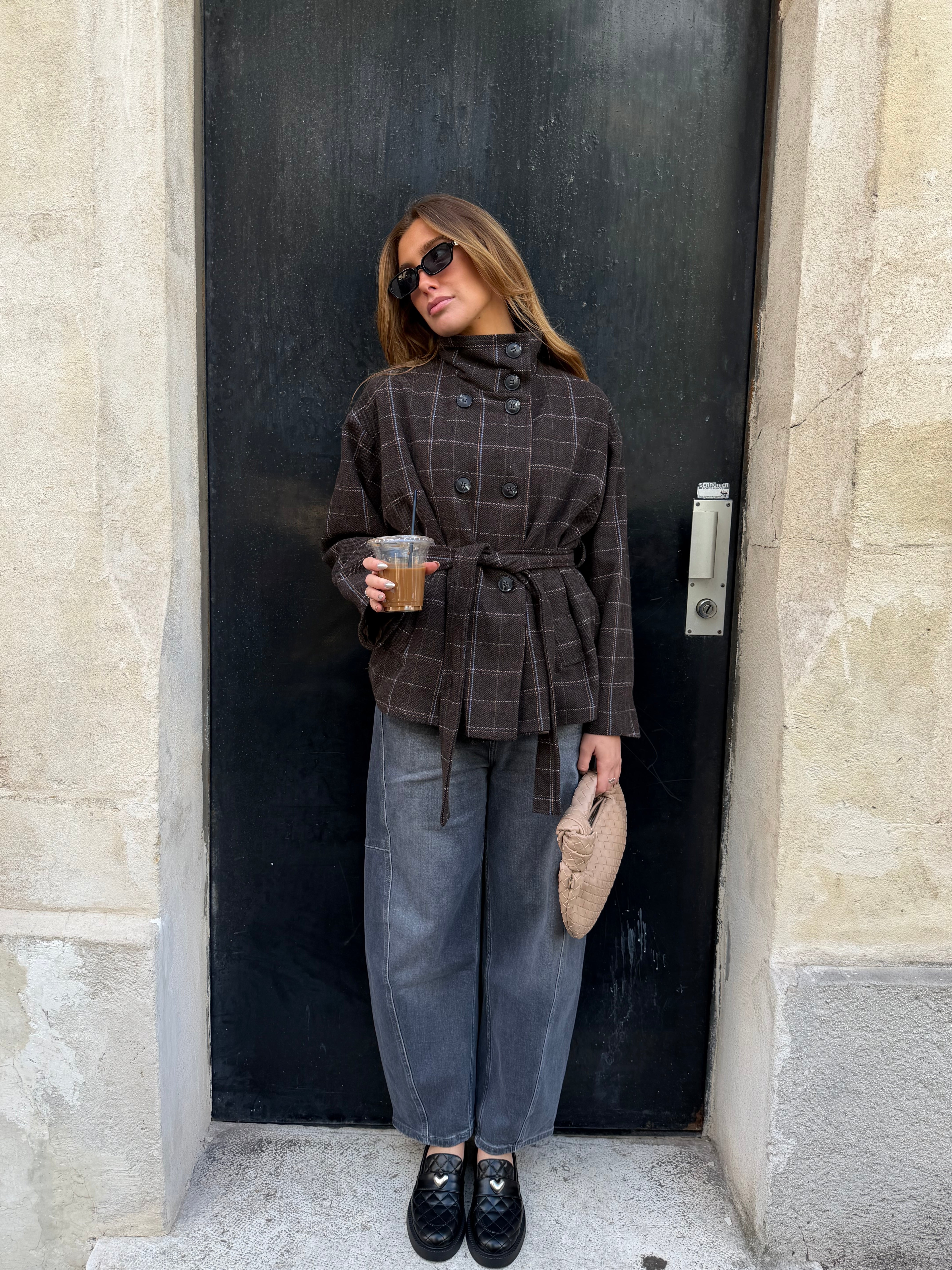 Freya brauner Mantel