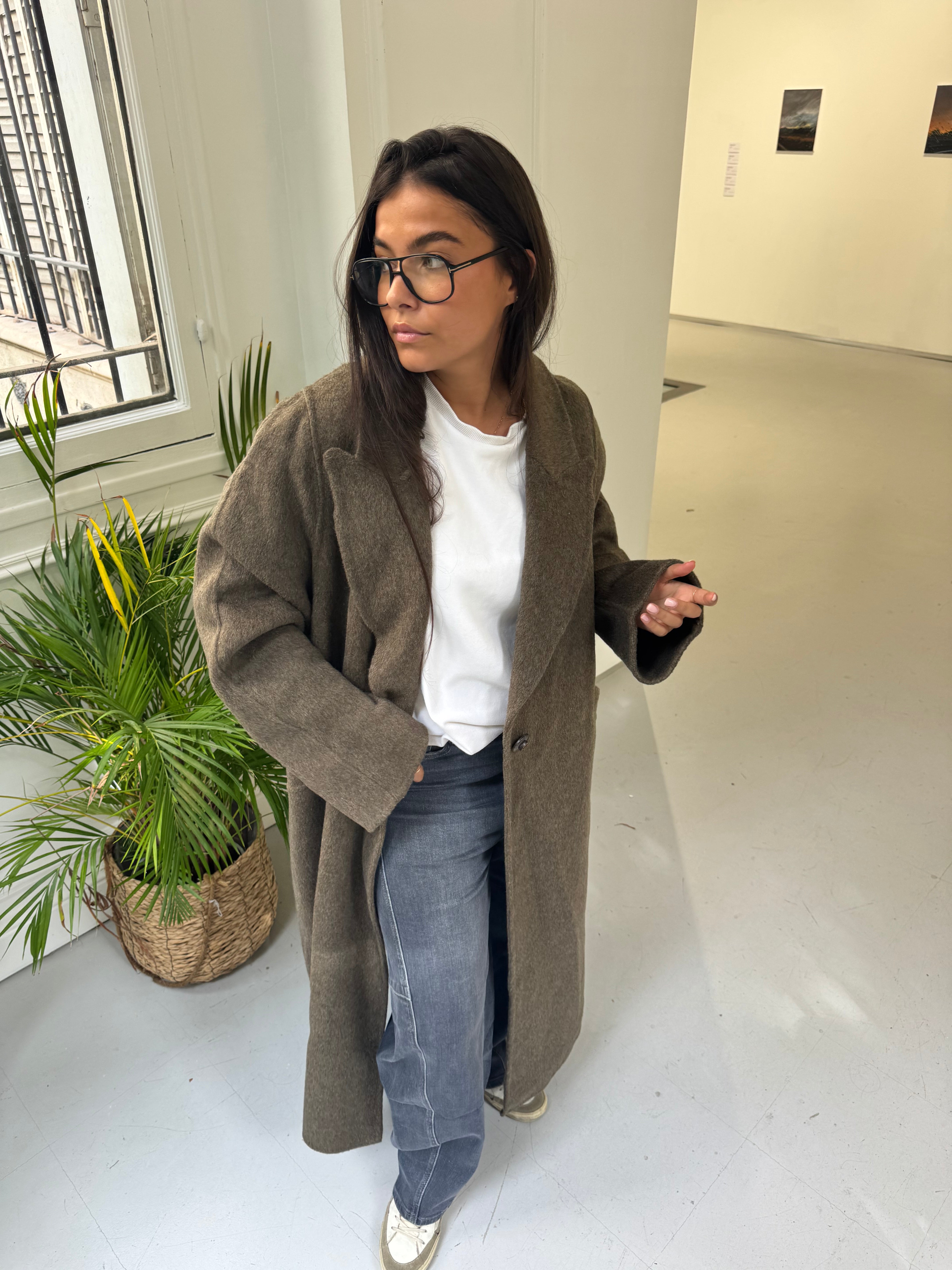 Louana Mantel aus 100 % Wolle