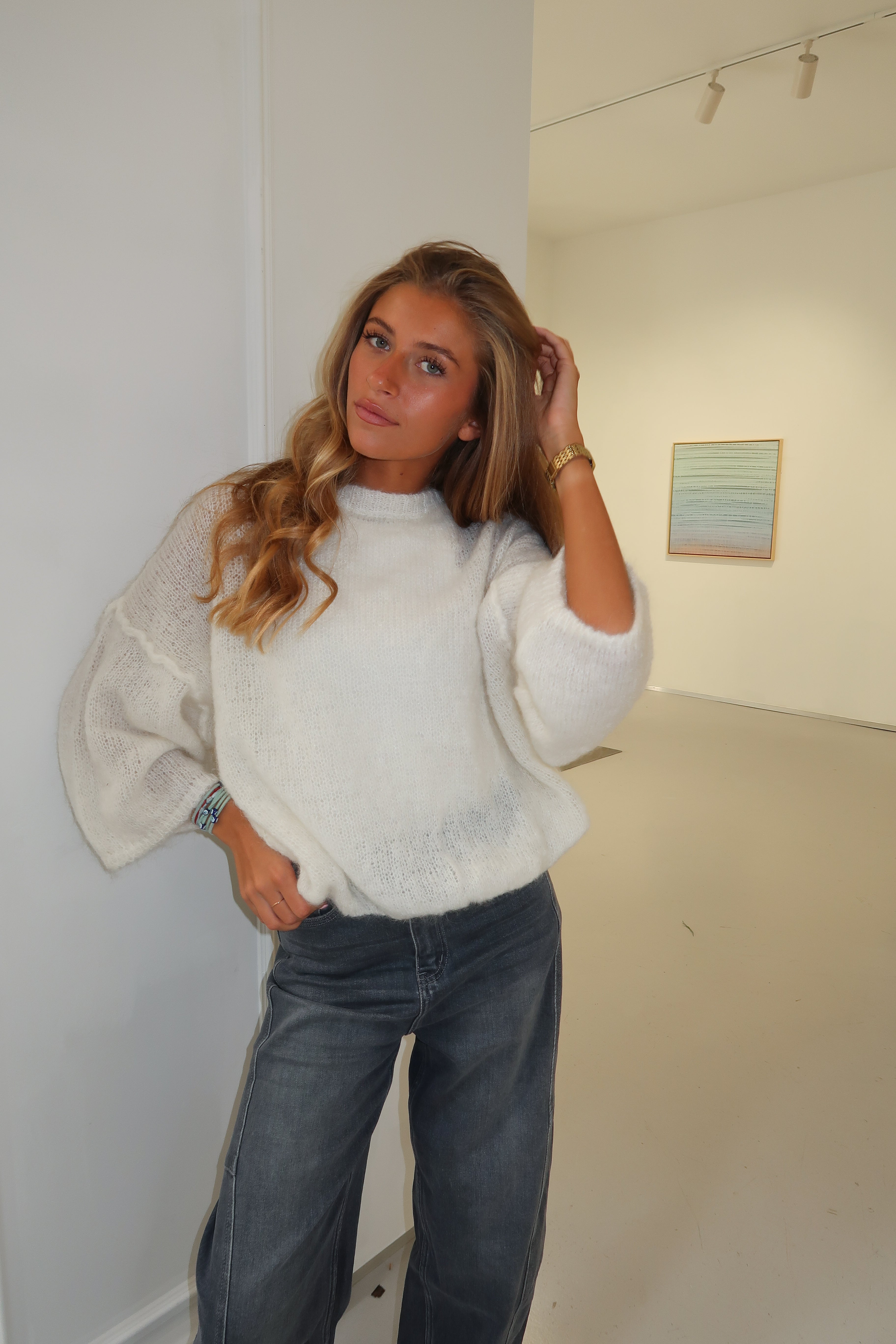 Pull mohair Judith crème