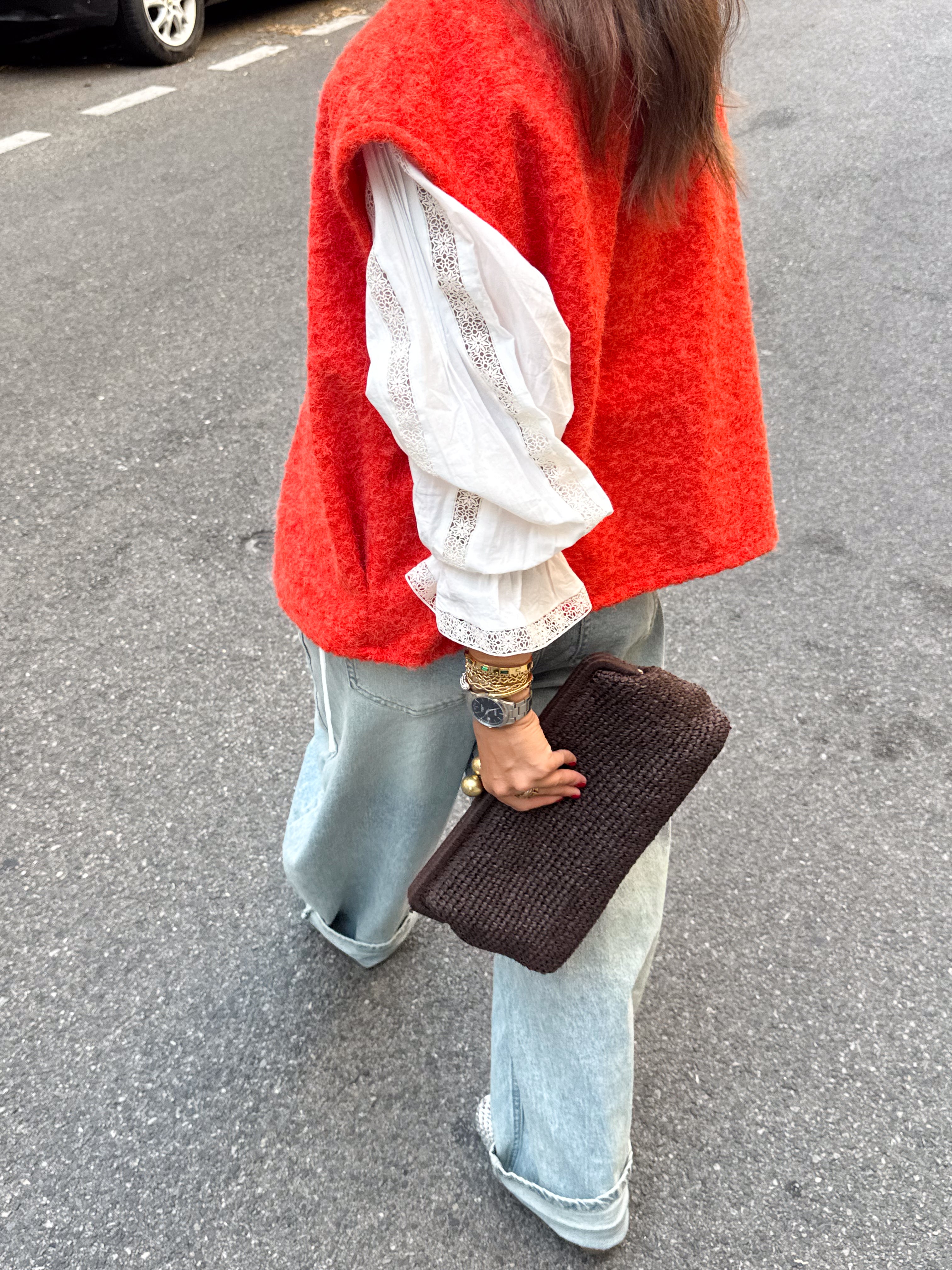Maddy orange jacket