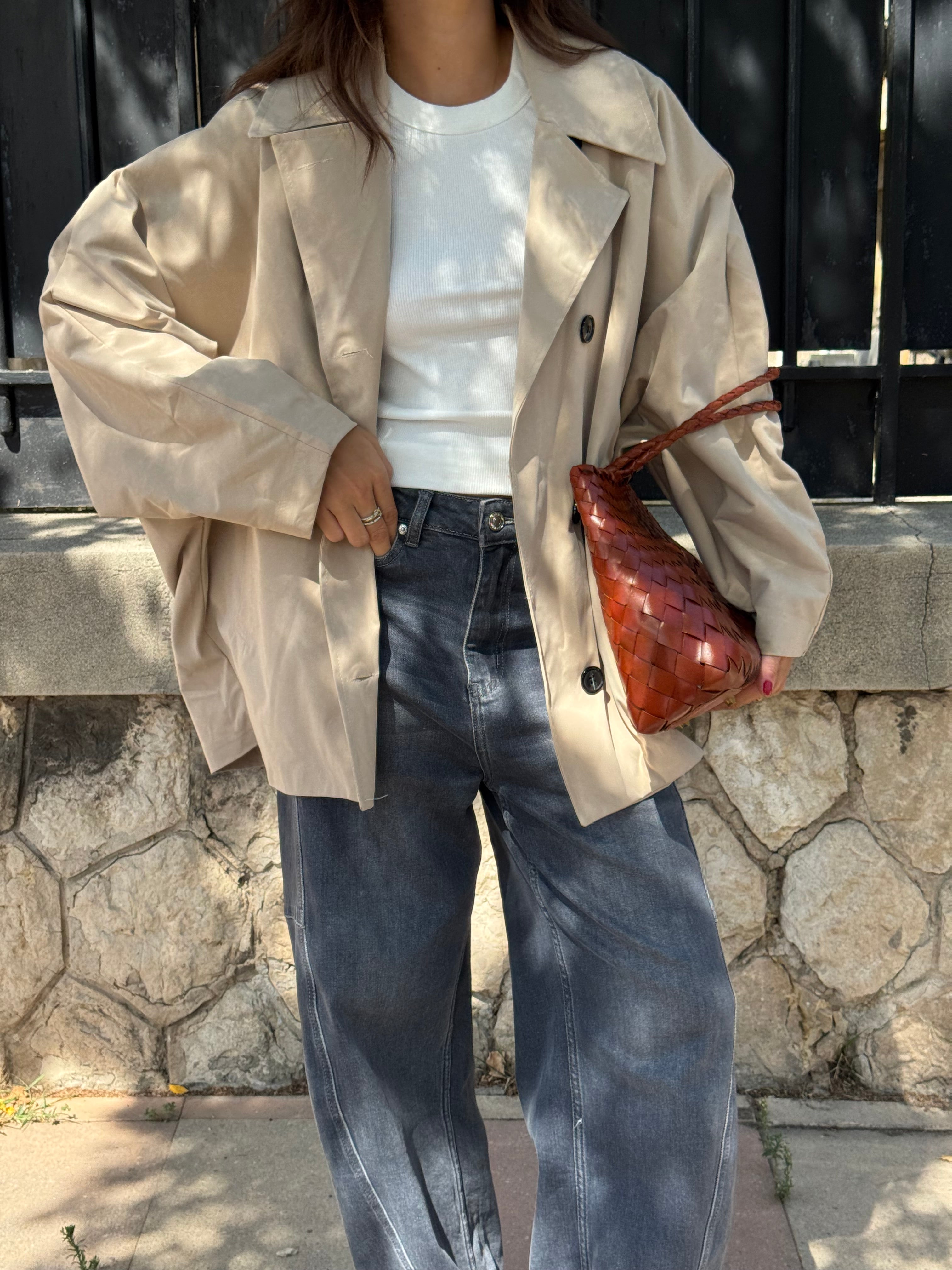Beige Ella Trench Coat