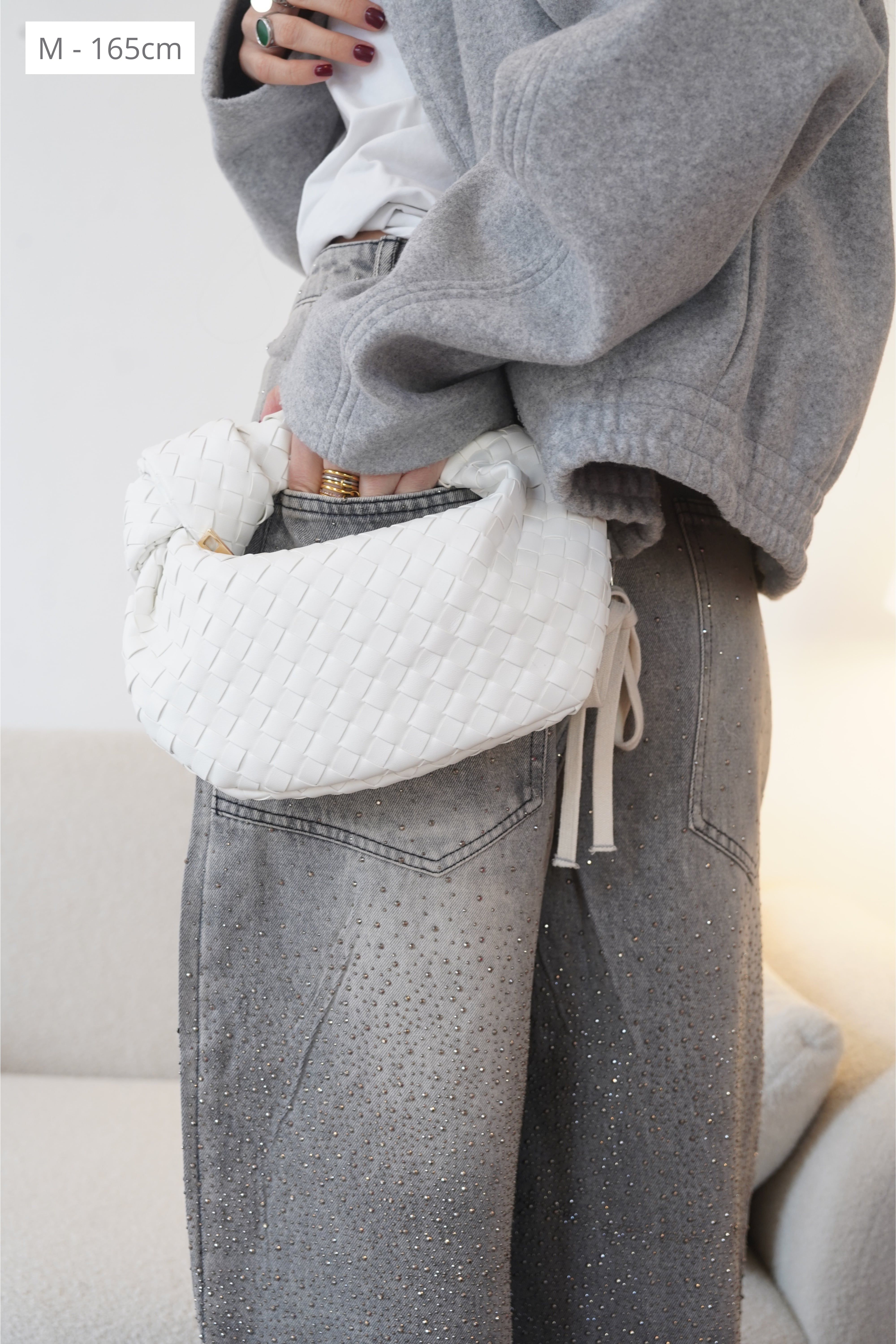 Grijze Suzy-spijkerbroek