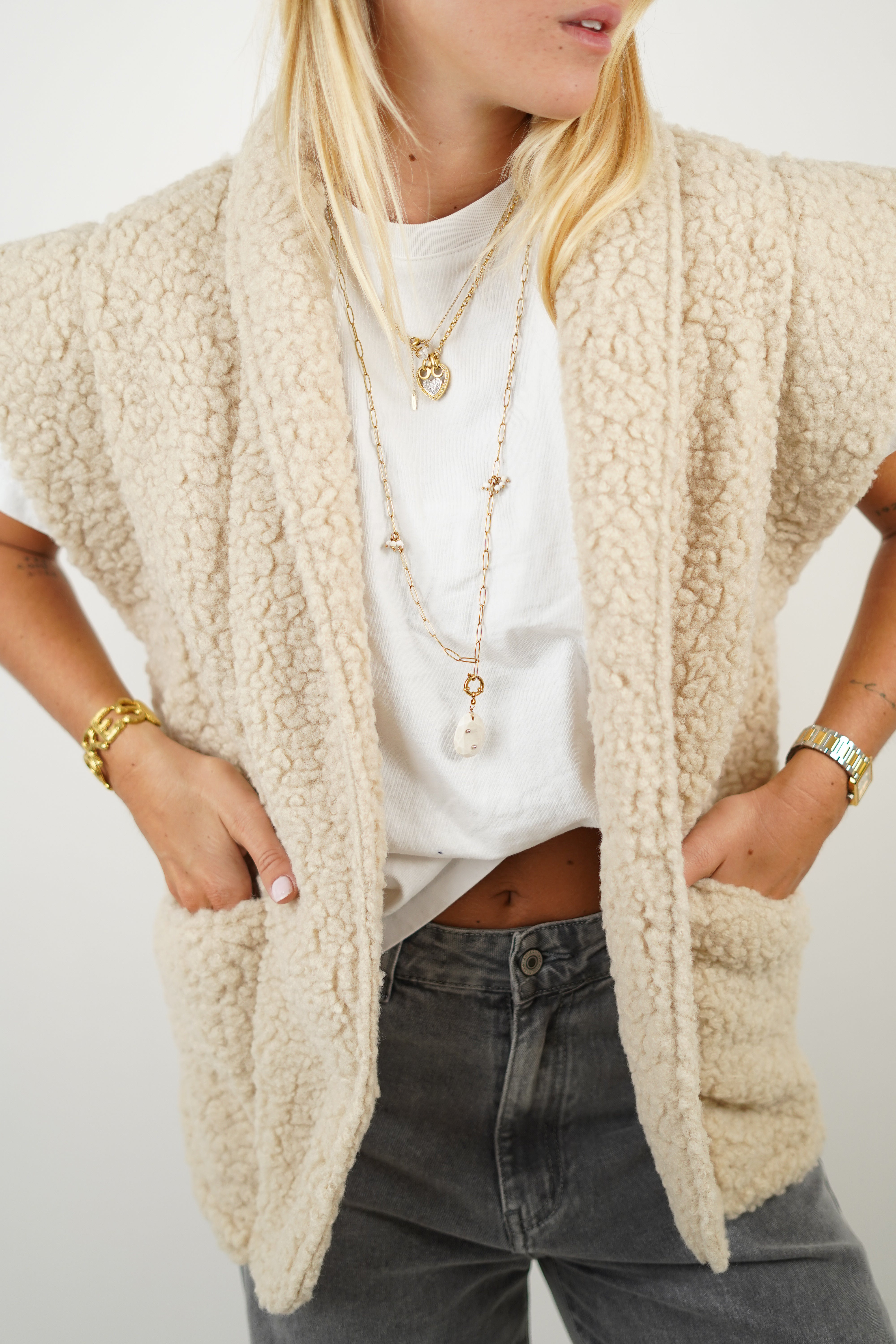 Veste Vic beige