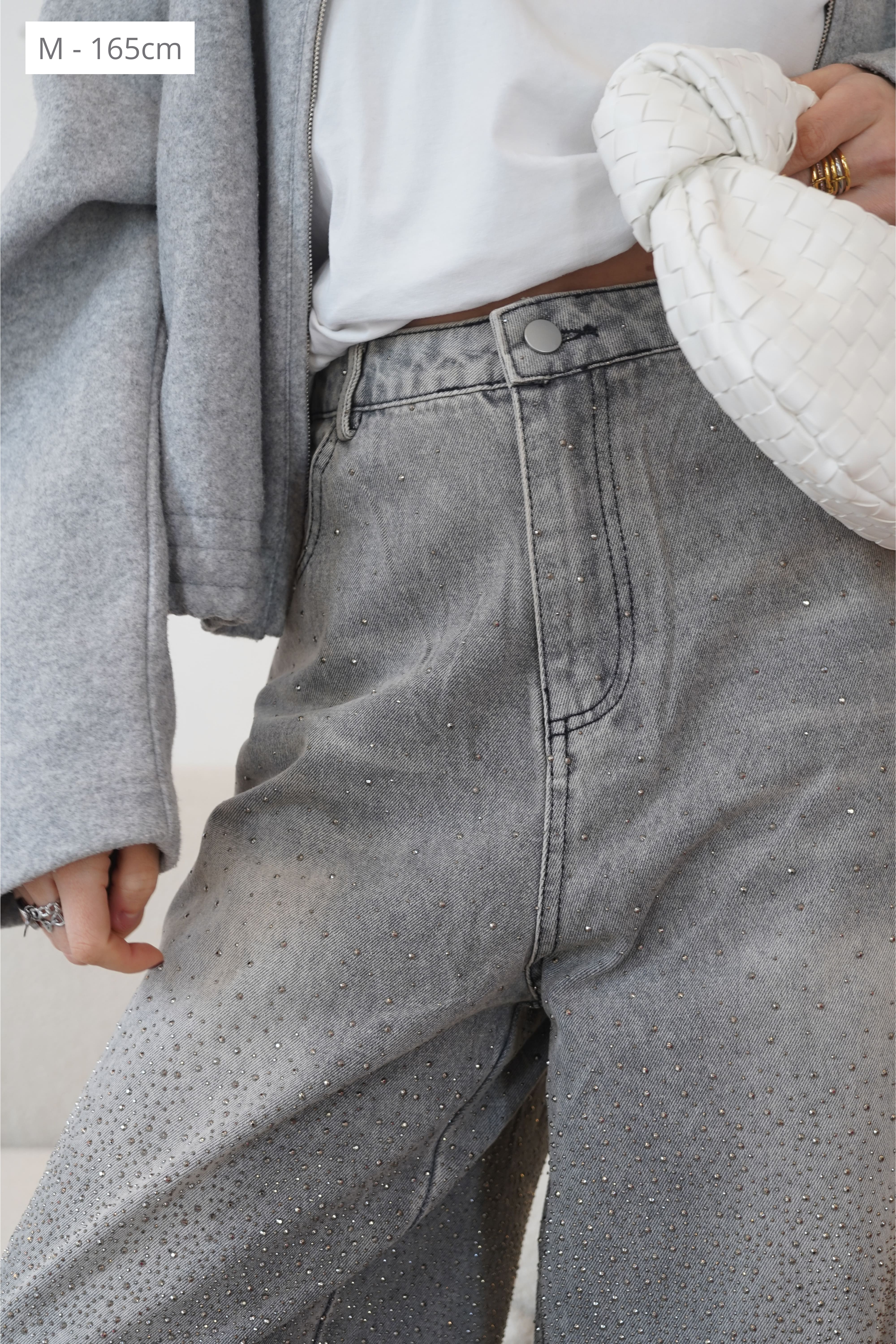 Grijze Suzy-spijkerbroek