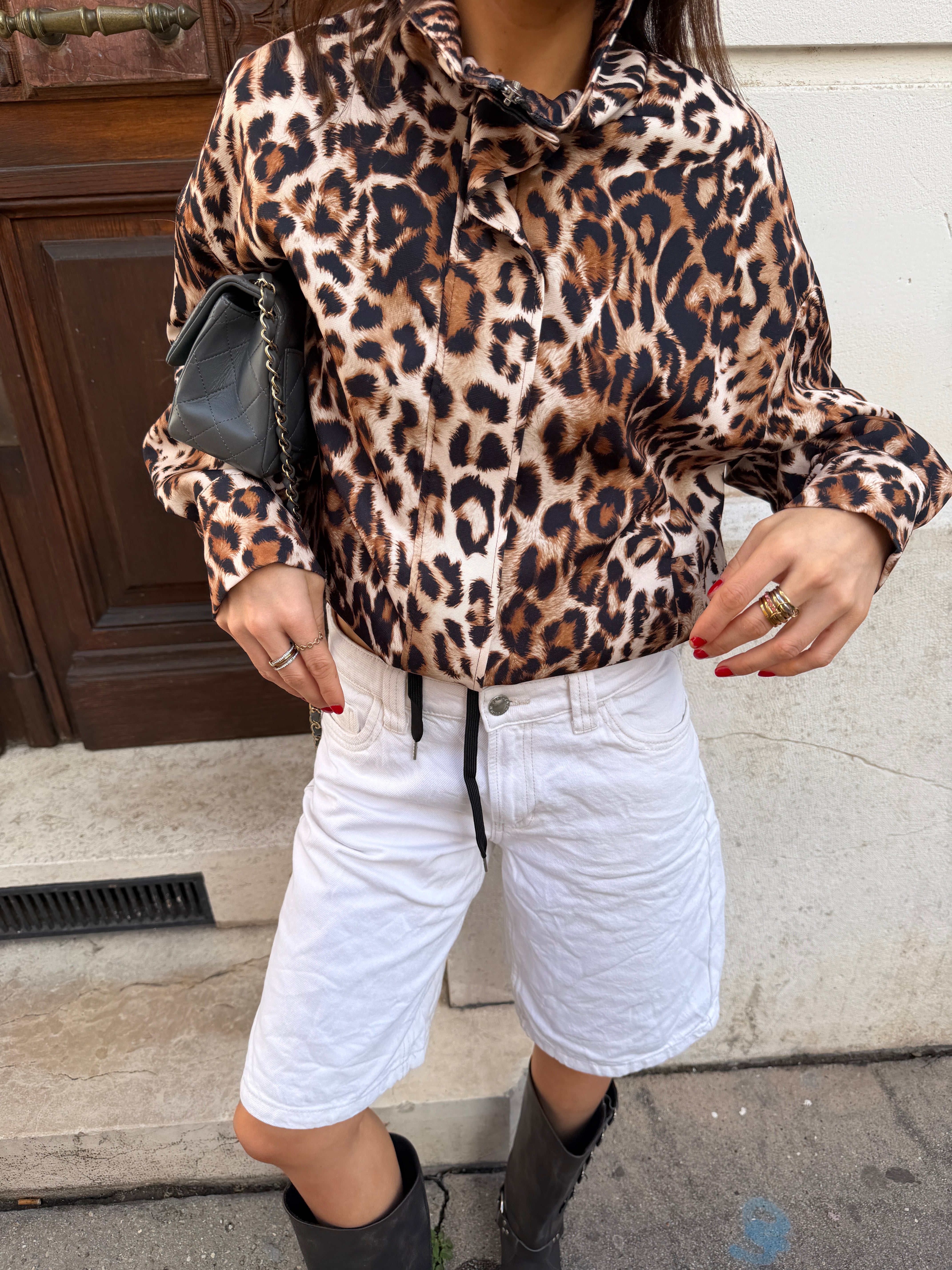 Marineblazer Leopard