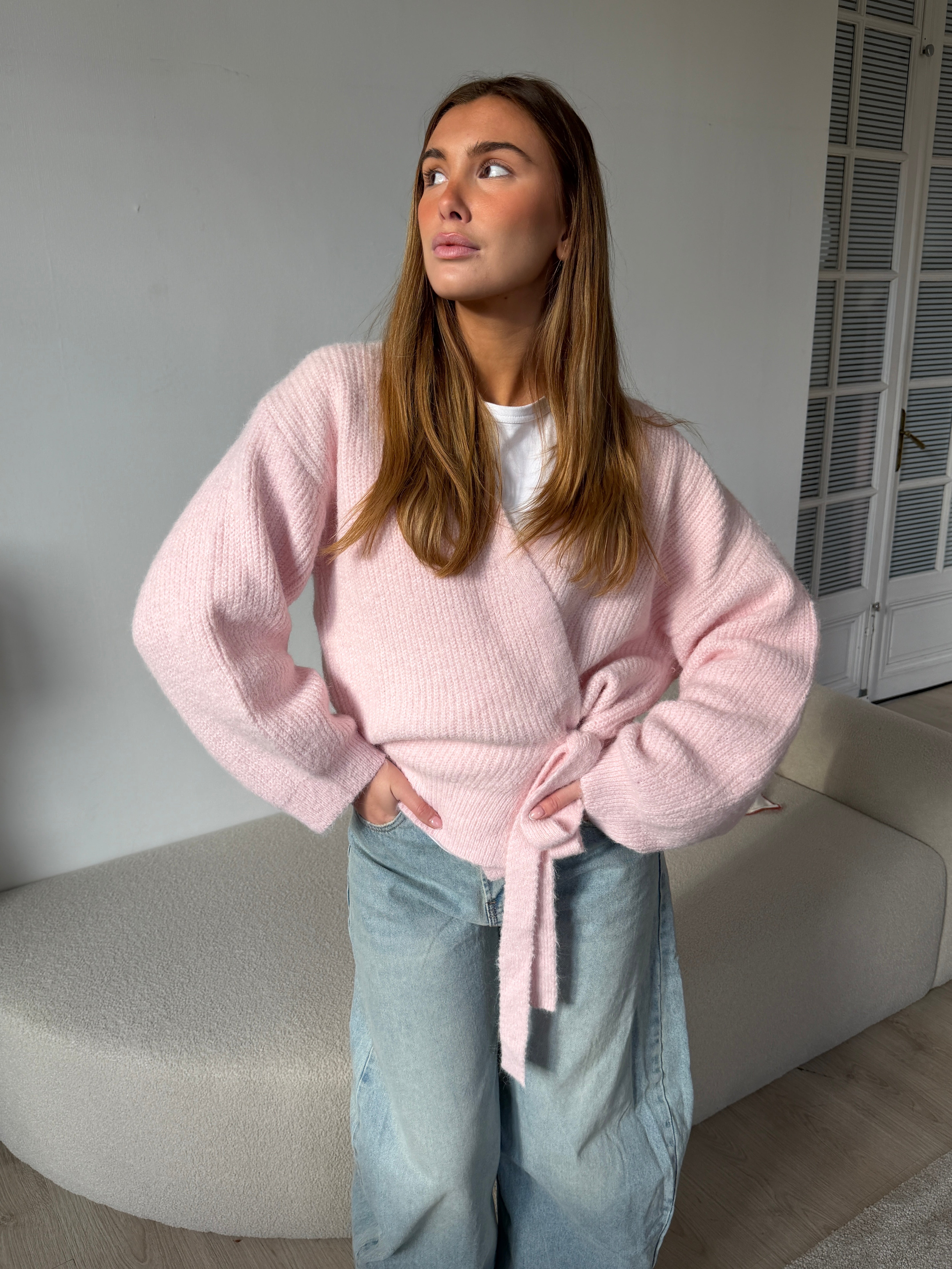 Sarah rosa Strickjacke