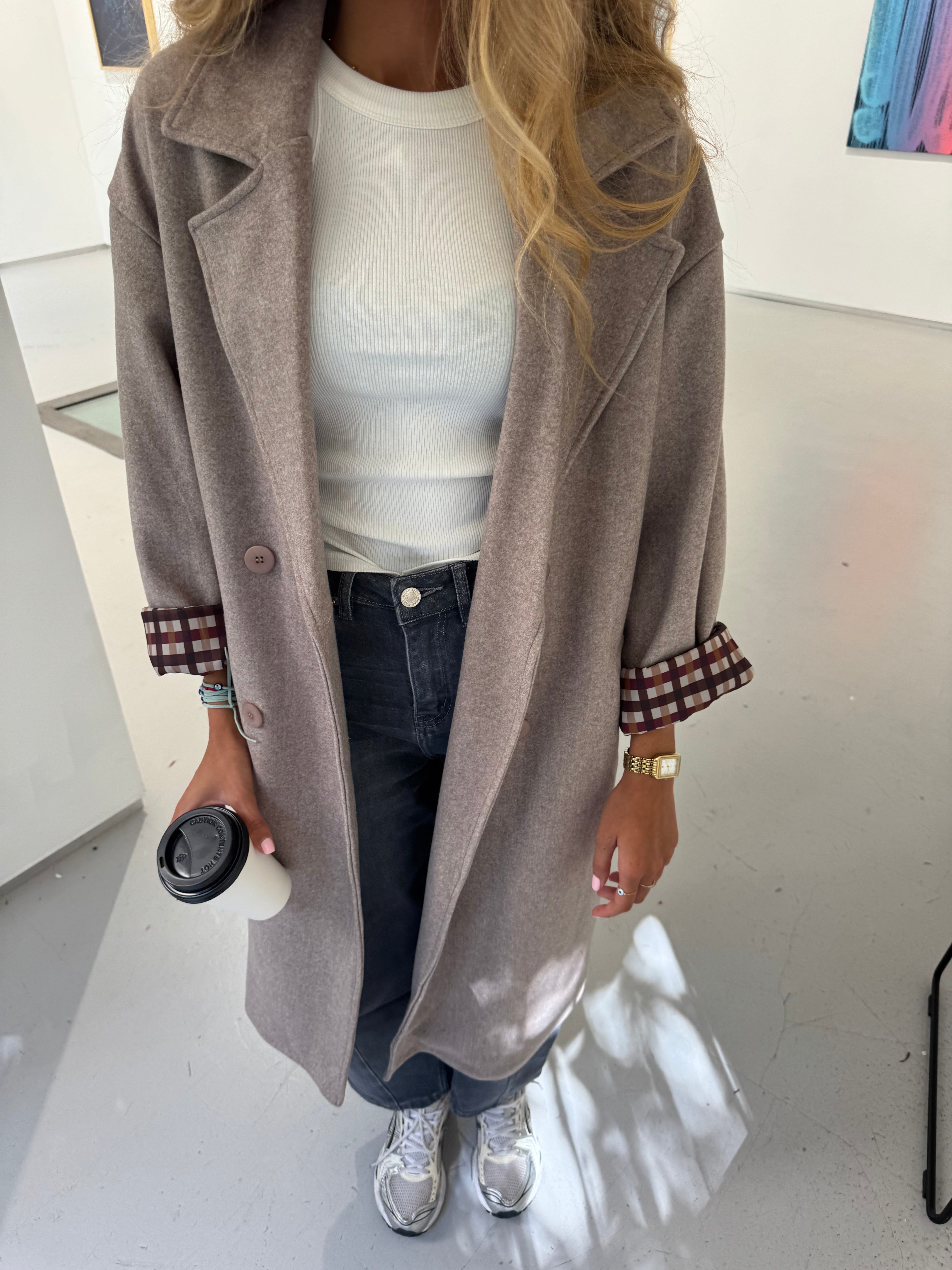 Manteau Charlie taupe