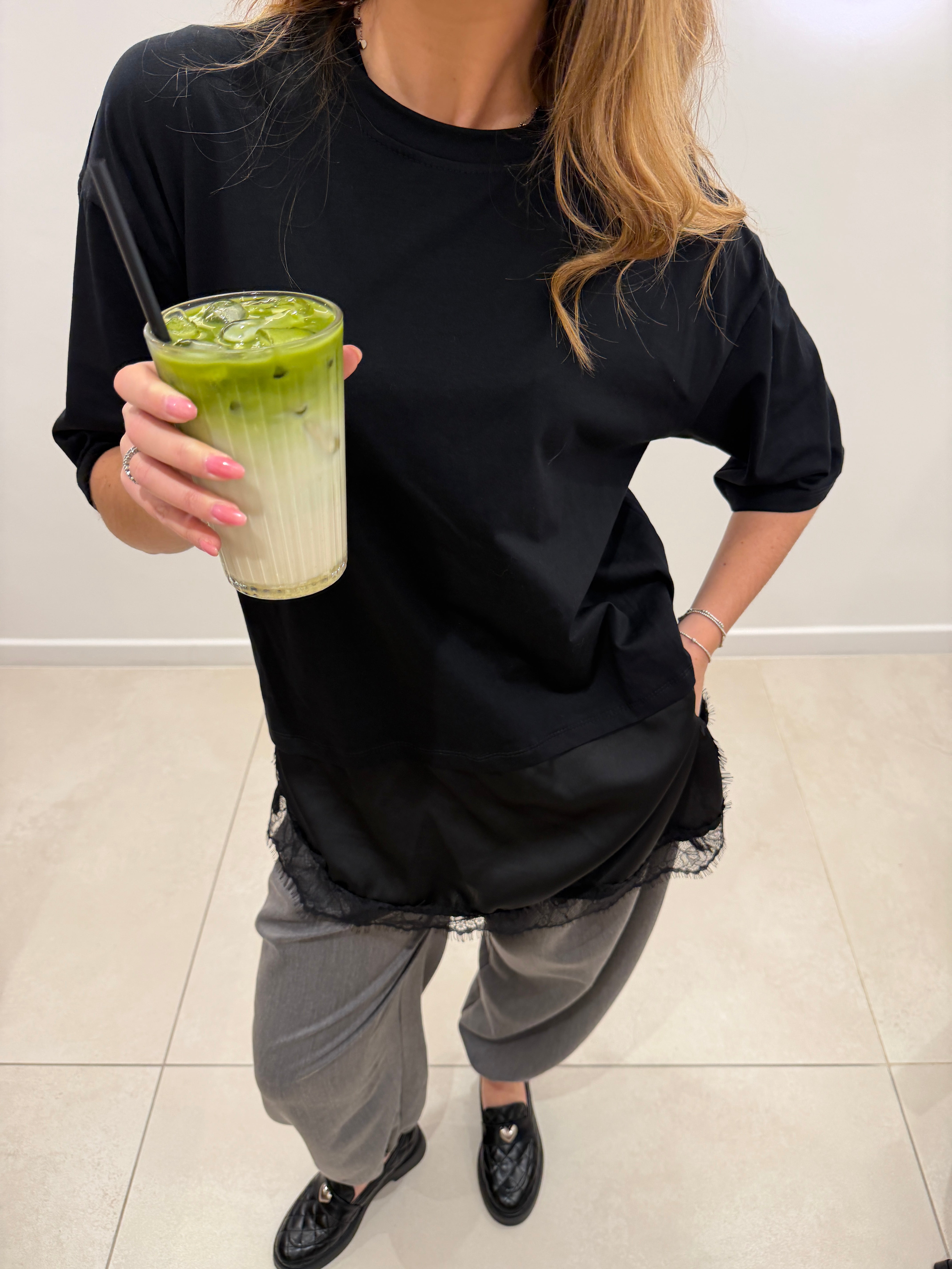 Tee-shirt Lizzie noir