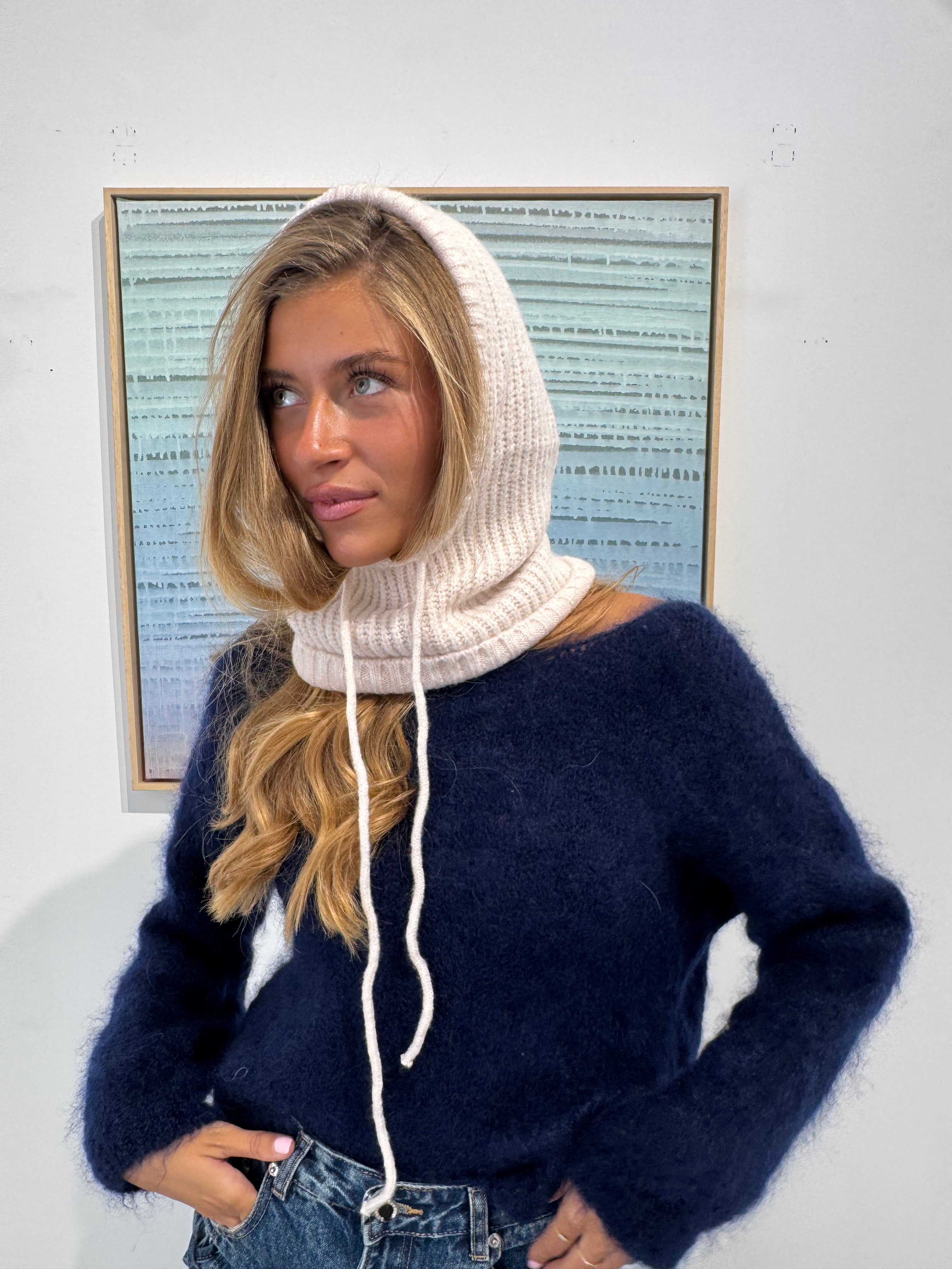 Diana hættejakke beige