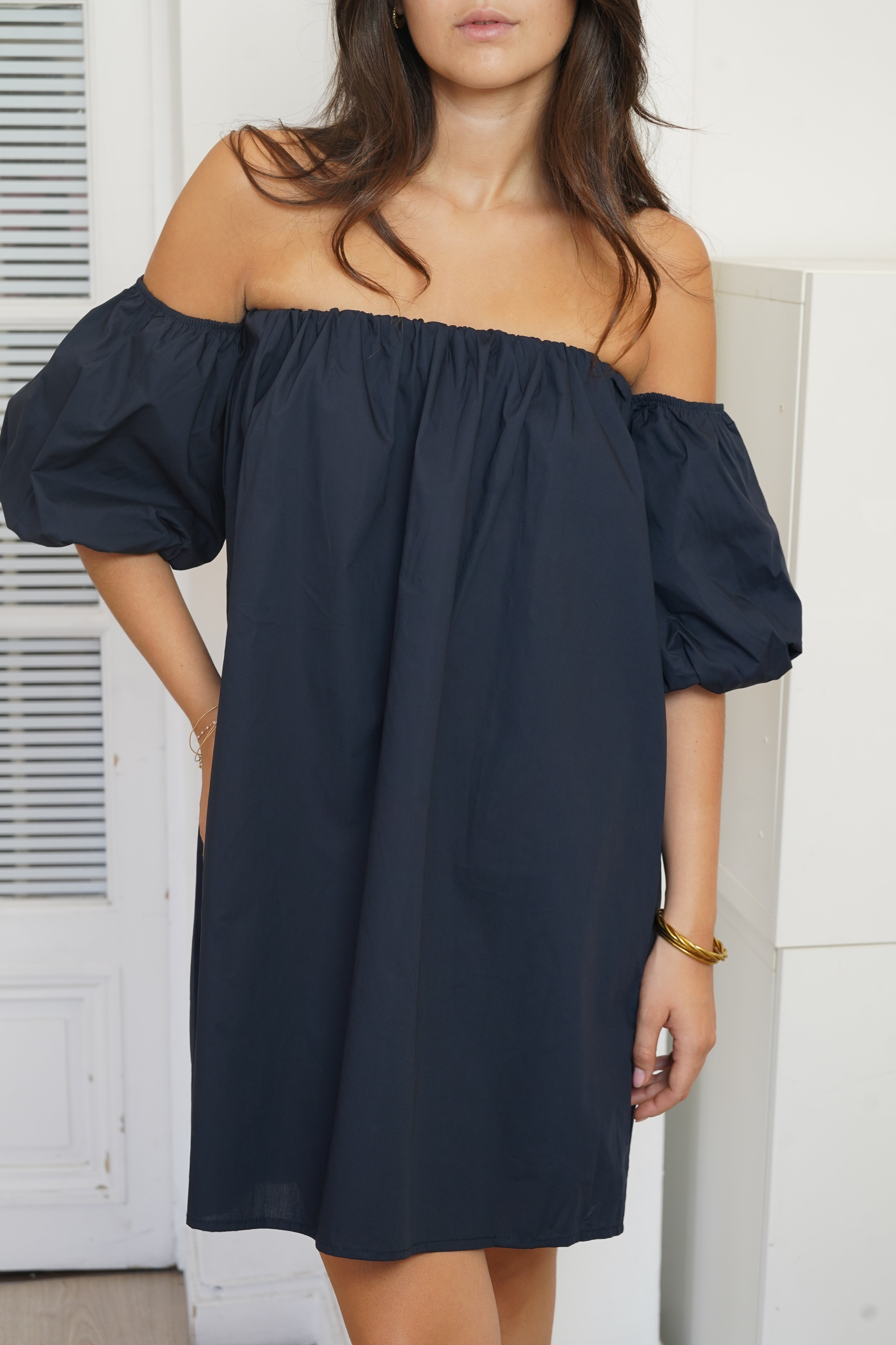 Inna navy blue dress