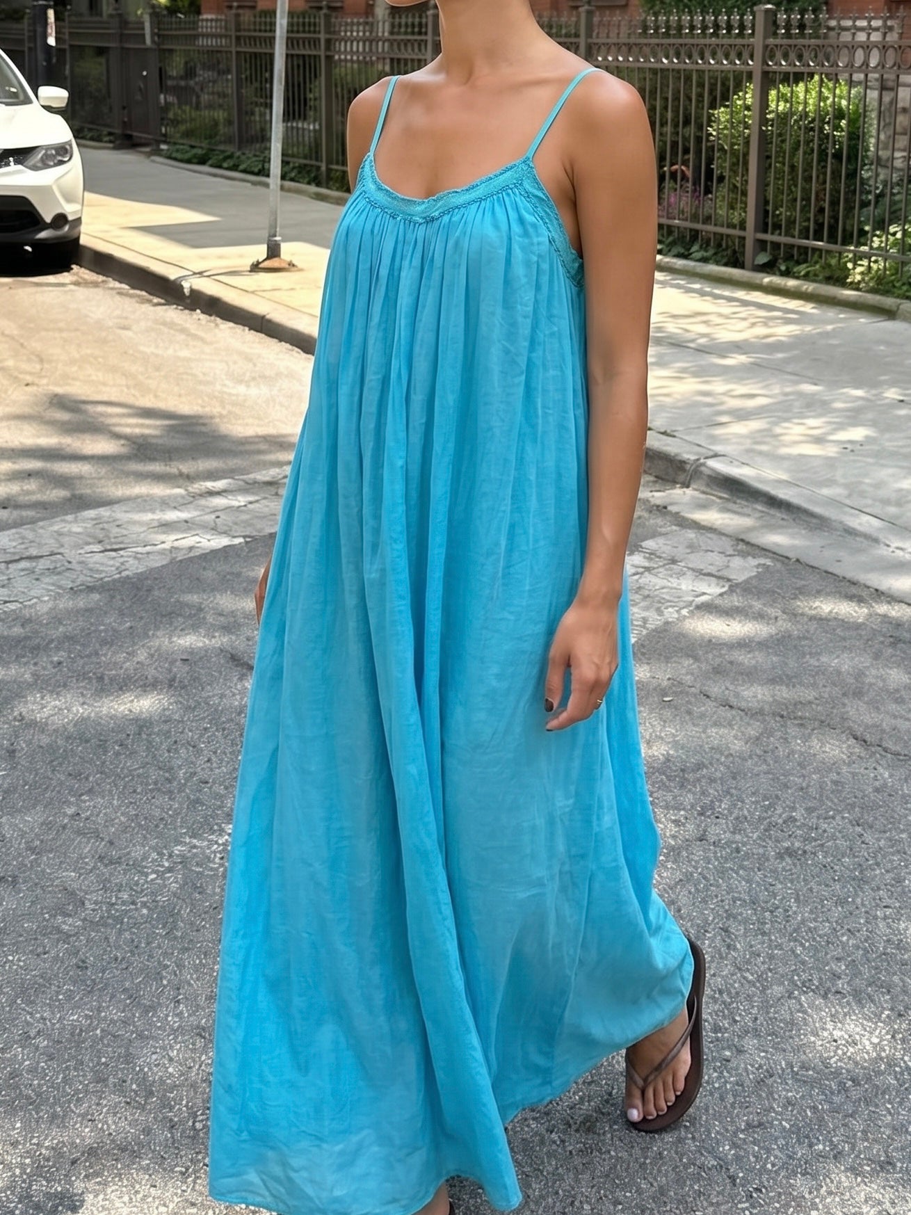 Robe Parker turquoise