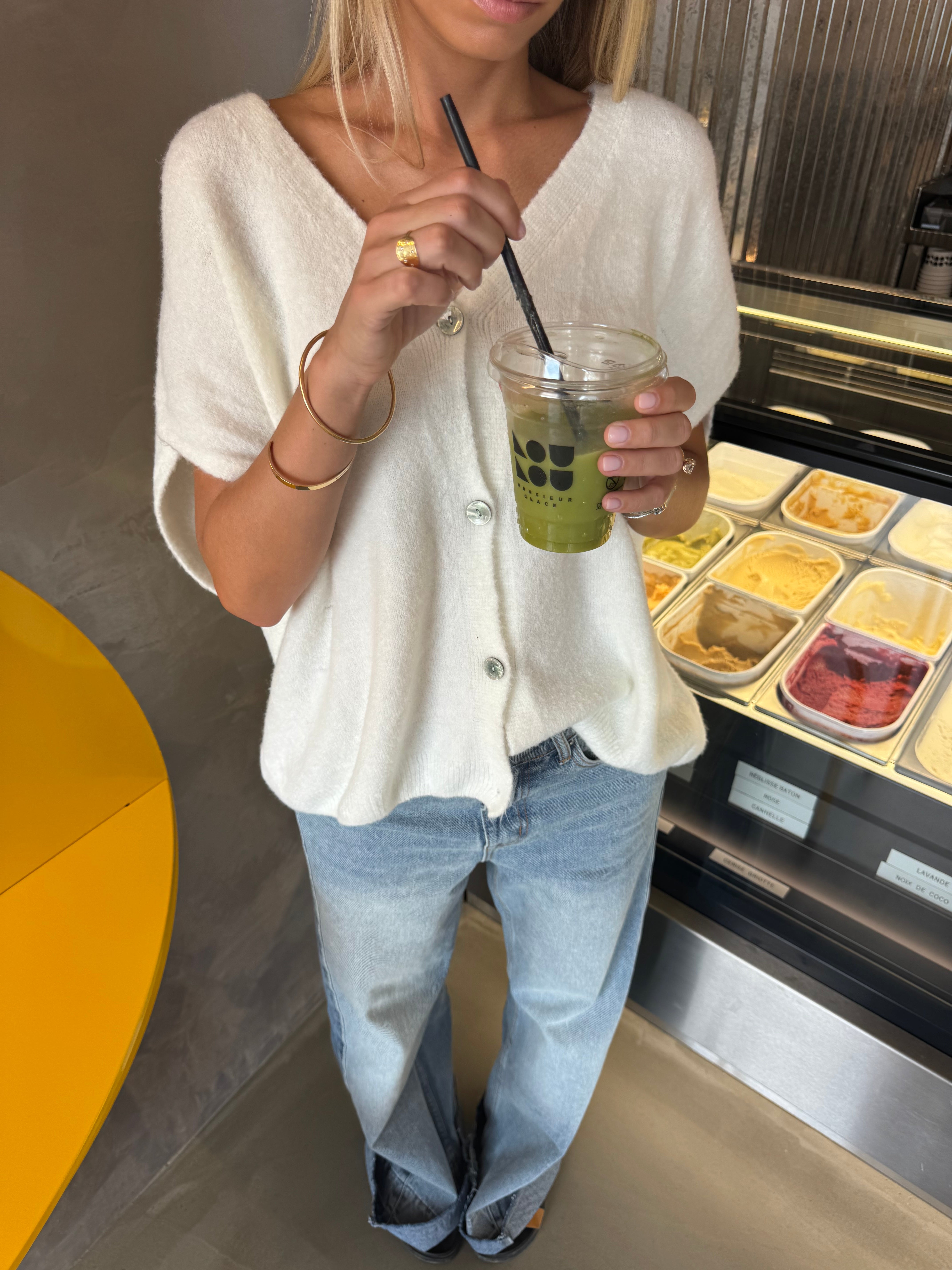 Gilet Lucie blanc