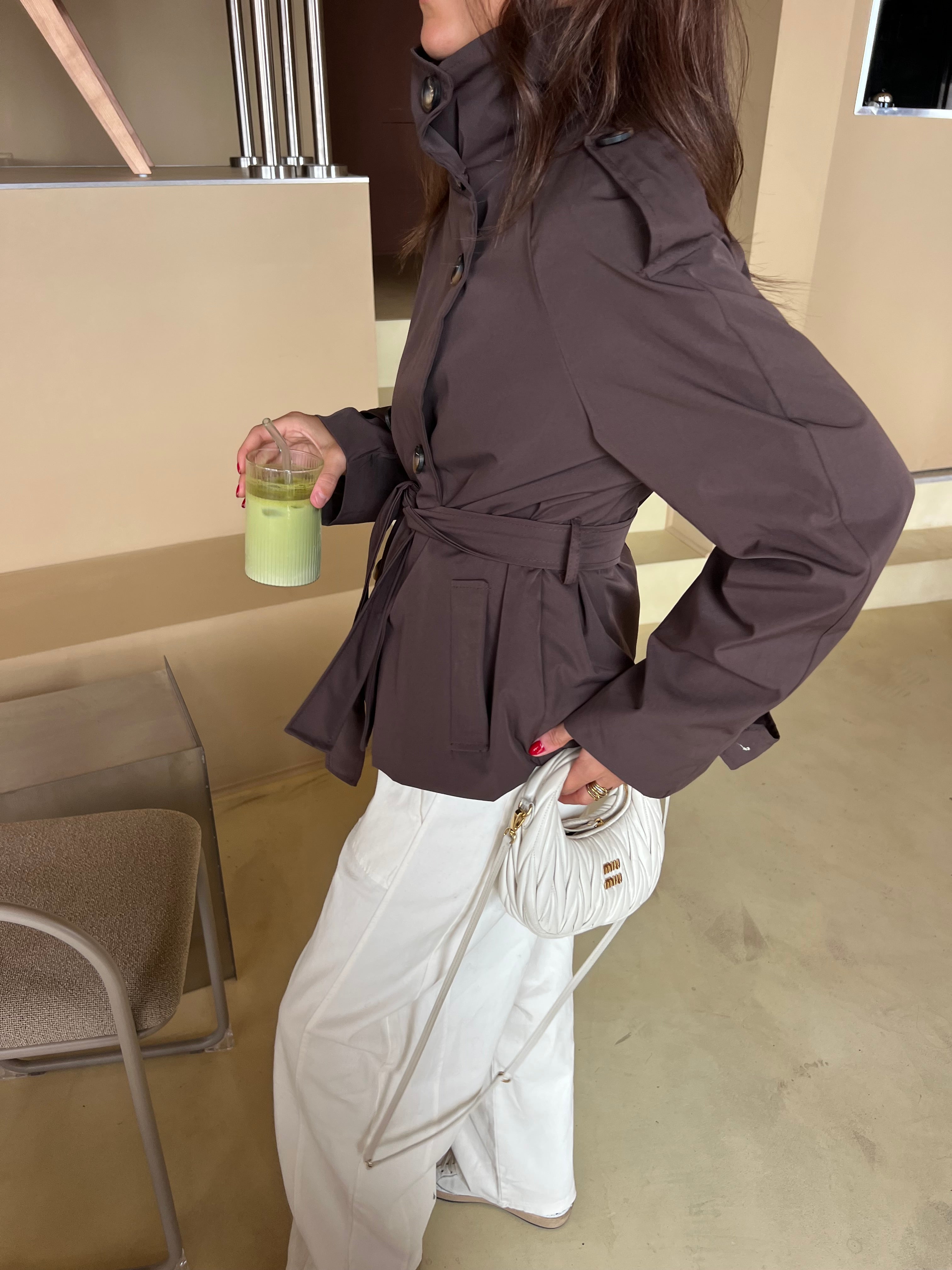Gabardina Nala marrón