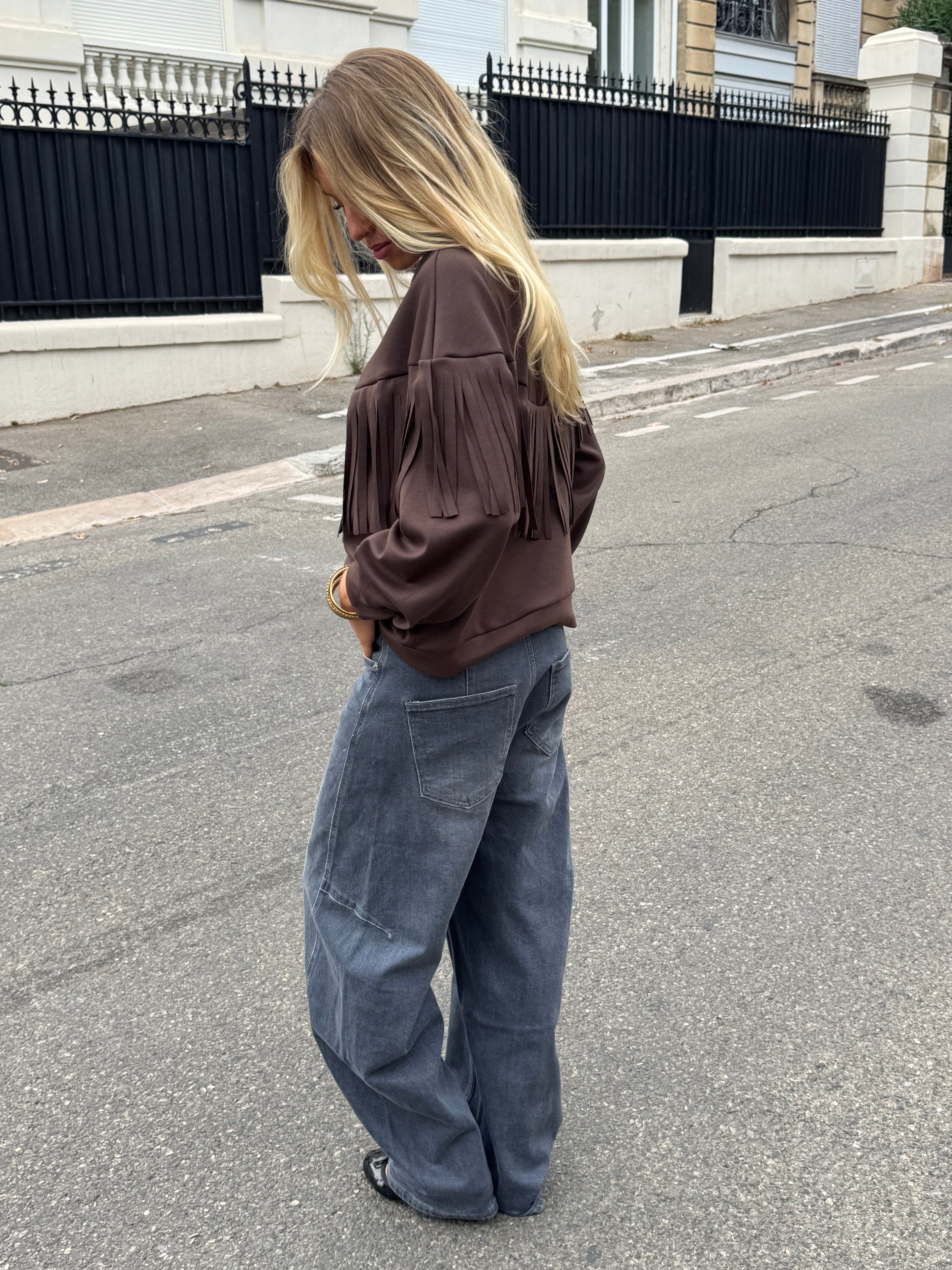 Sudadera marrón Lydia