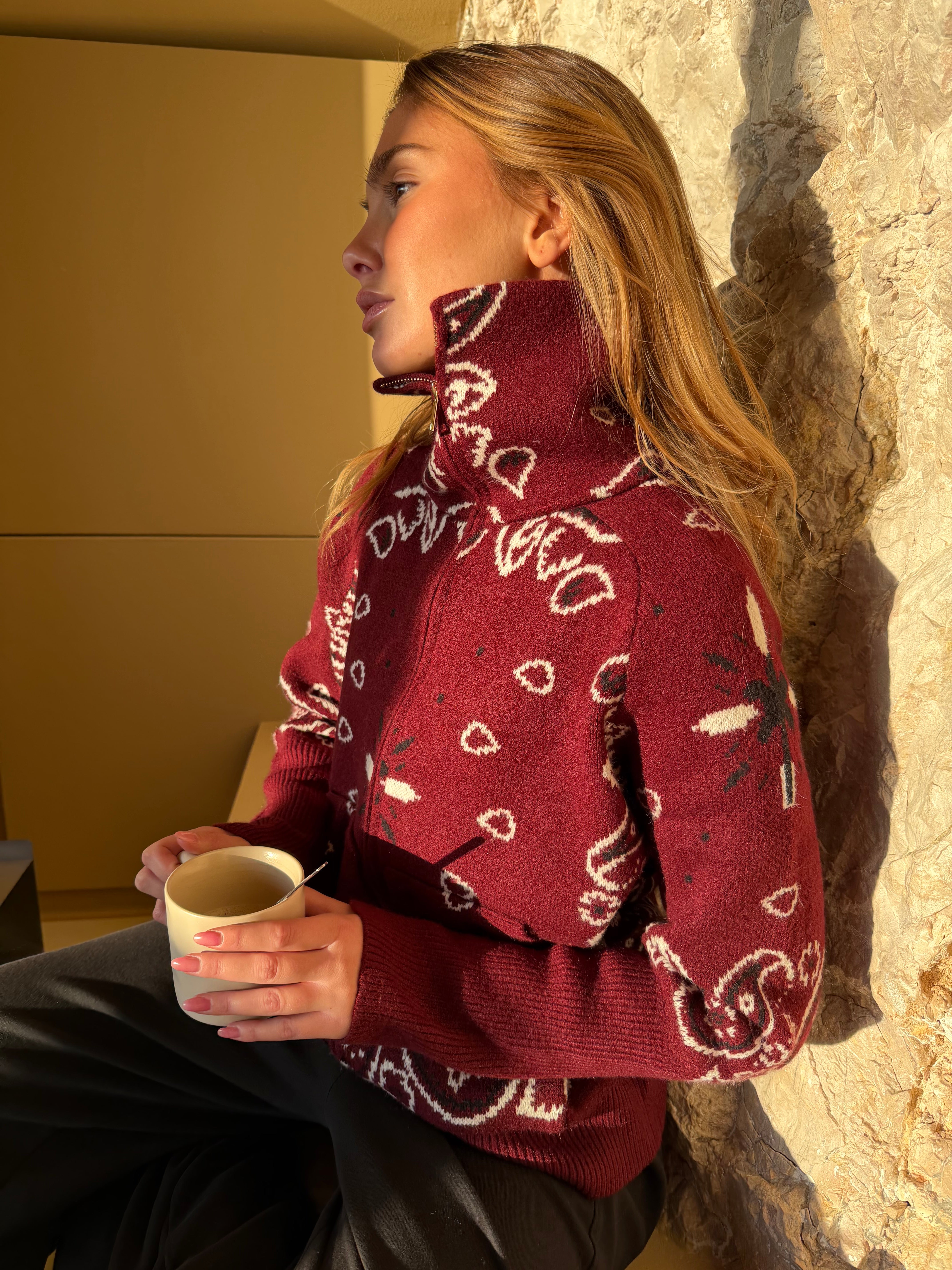 Carla-liivi bordeaux