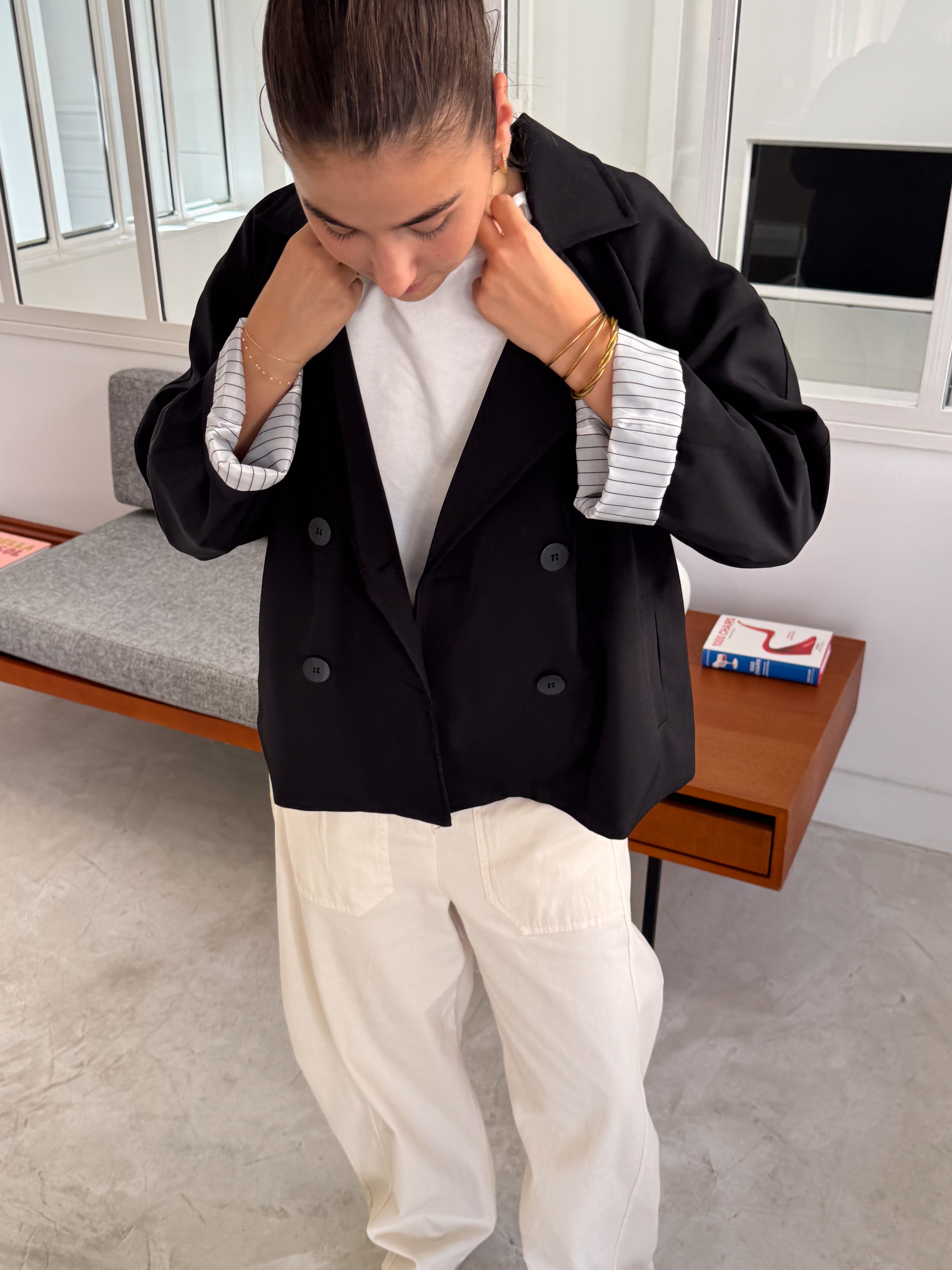 Schwarzer Blazer von Nolan