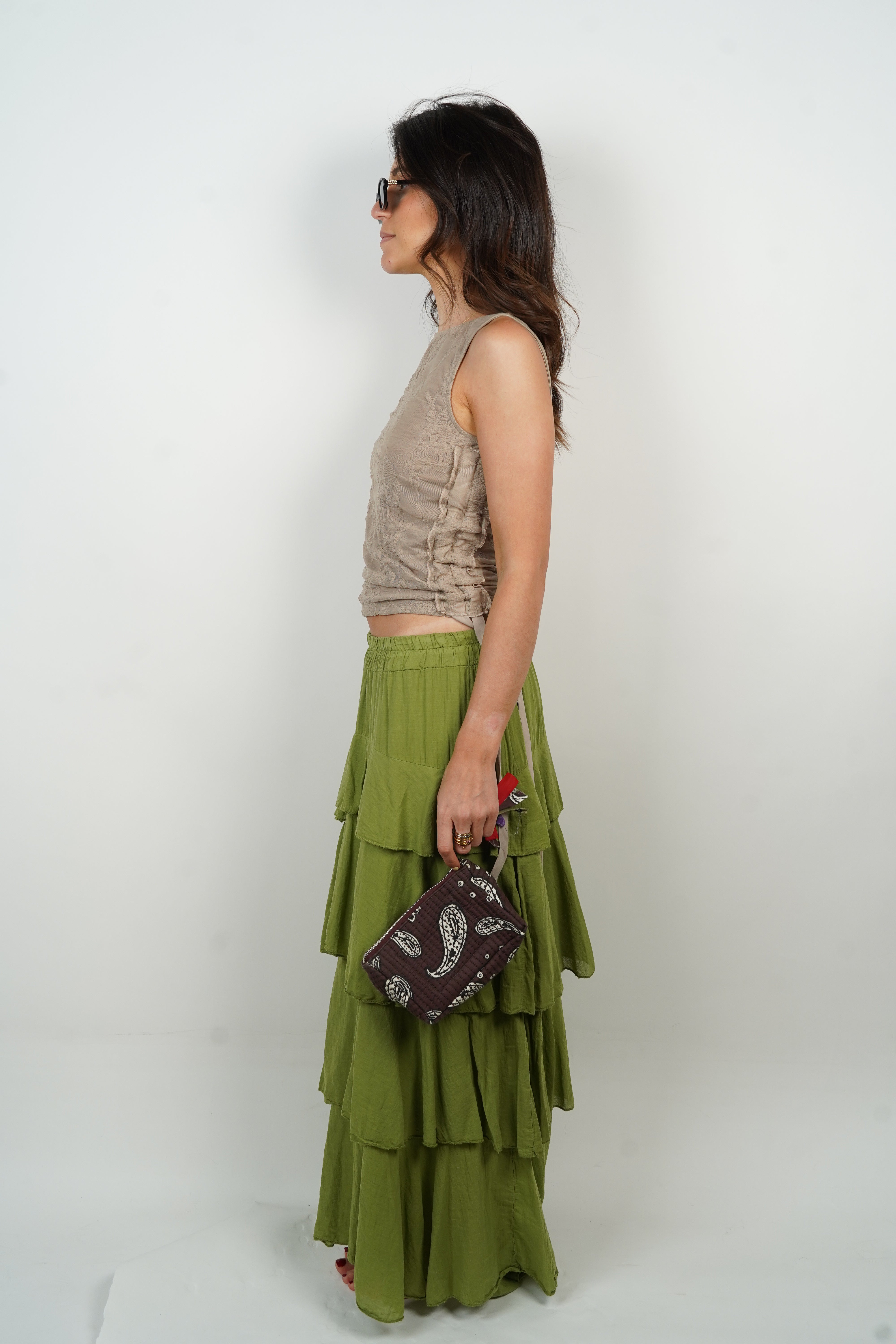 Jupe Isabella verte