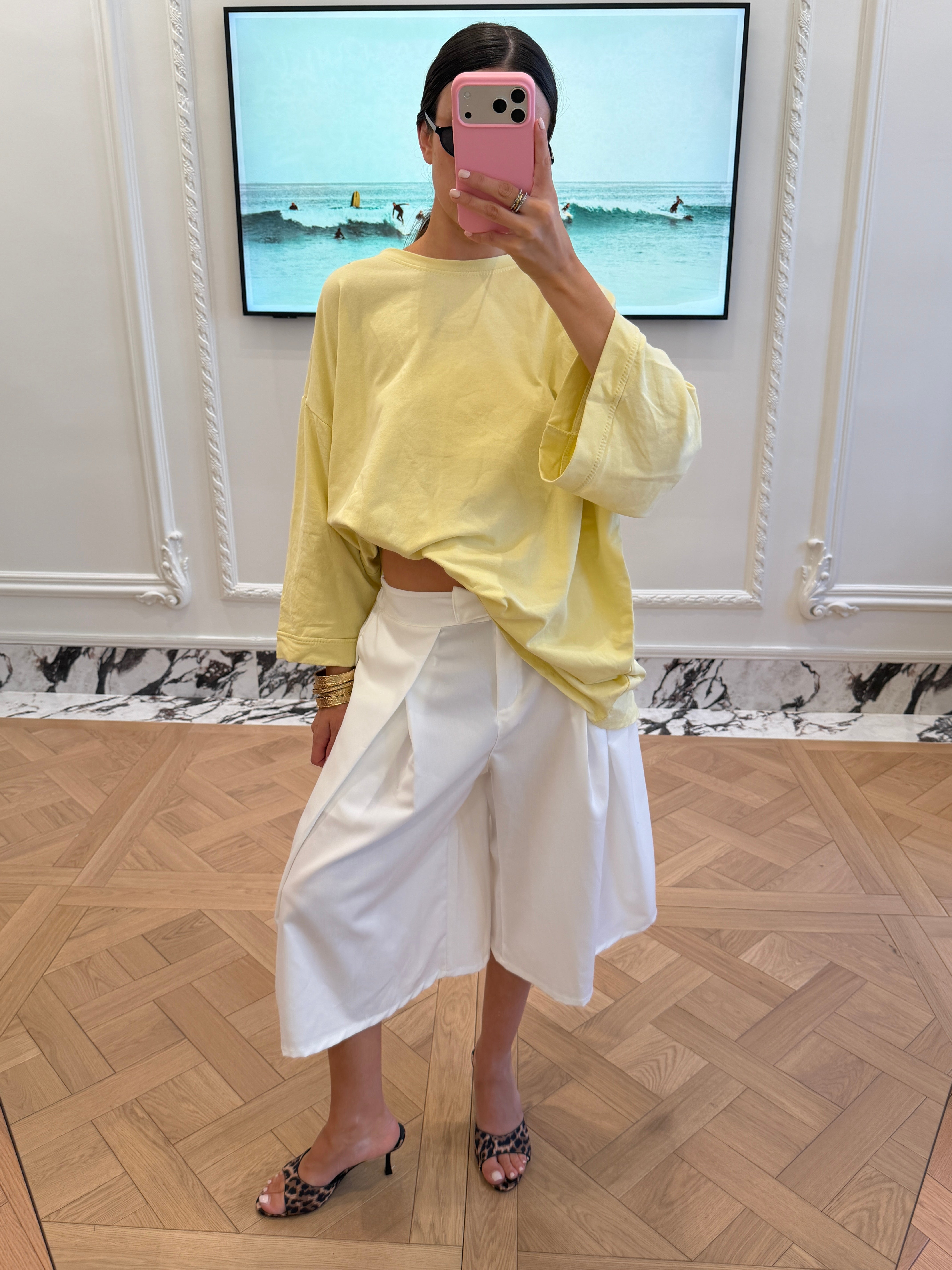 Tee-shirt Cecile jaune