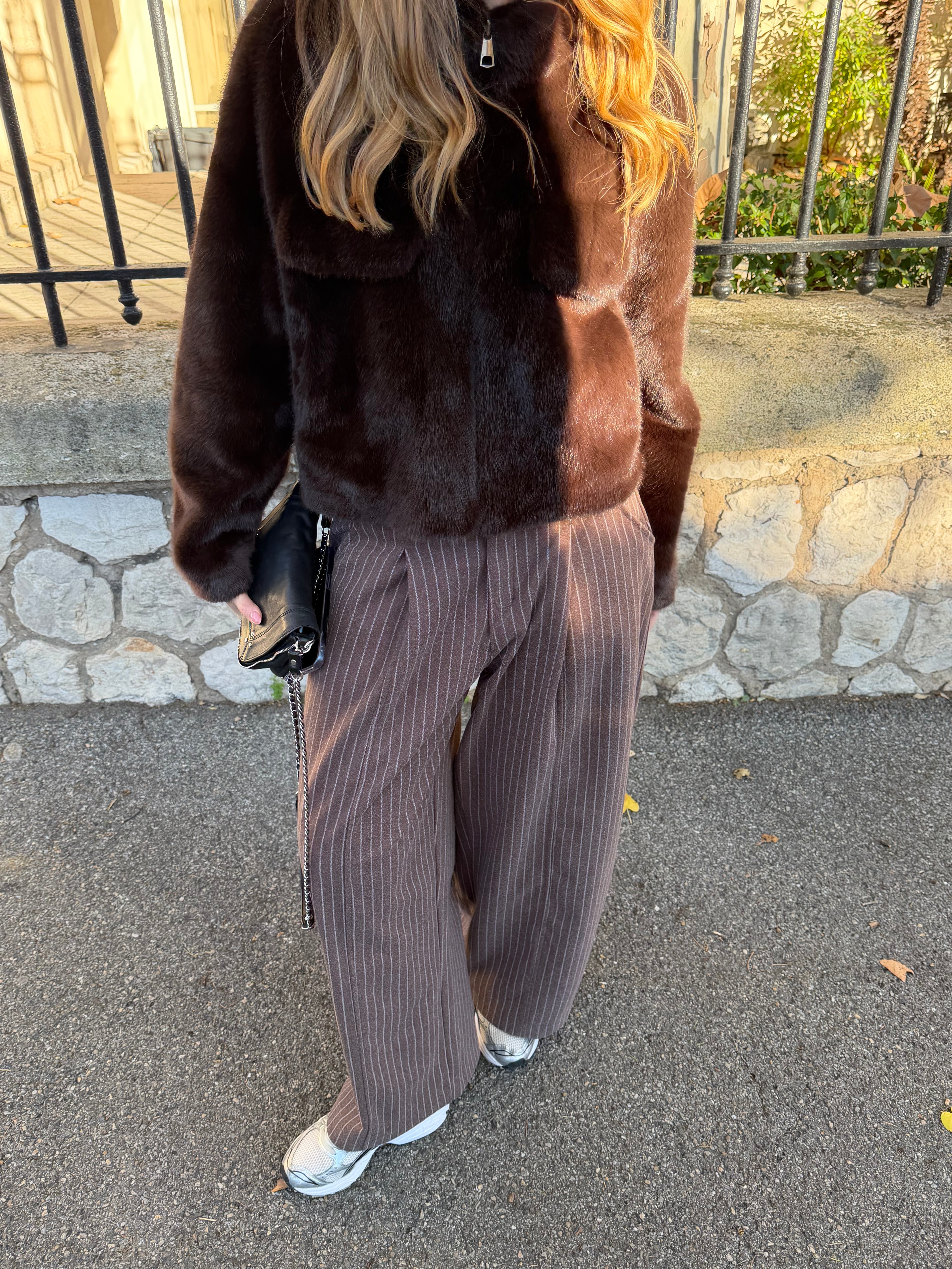 Pantalon Swann marron