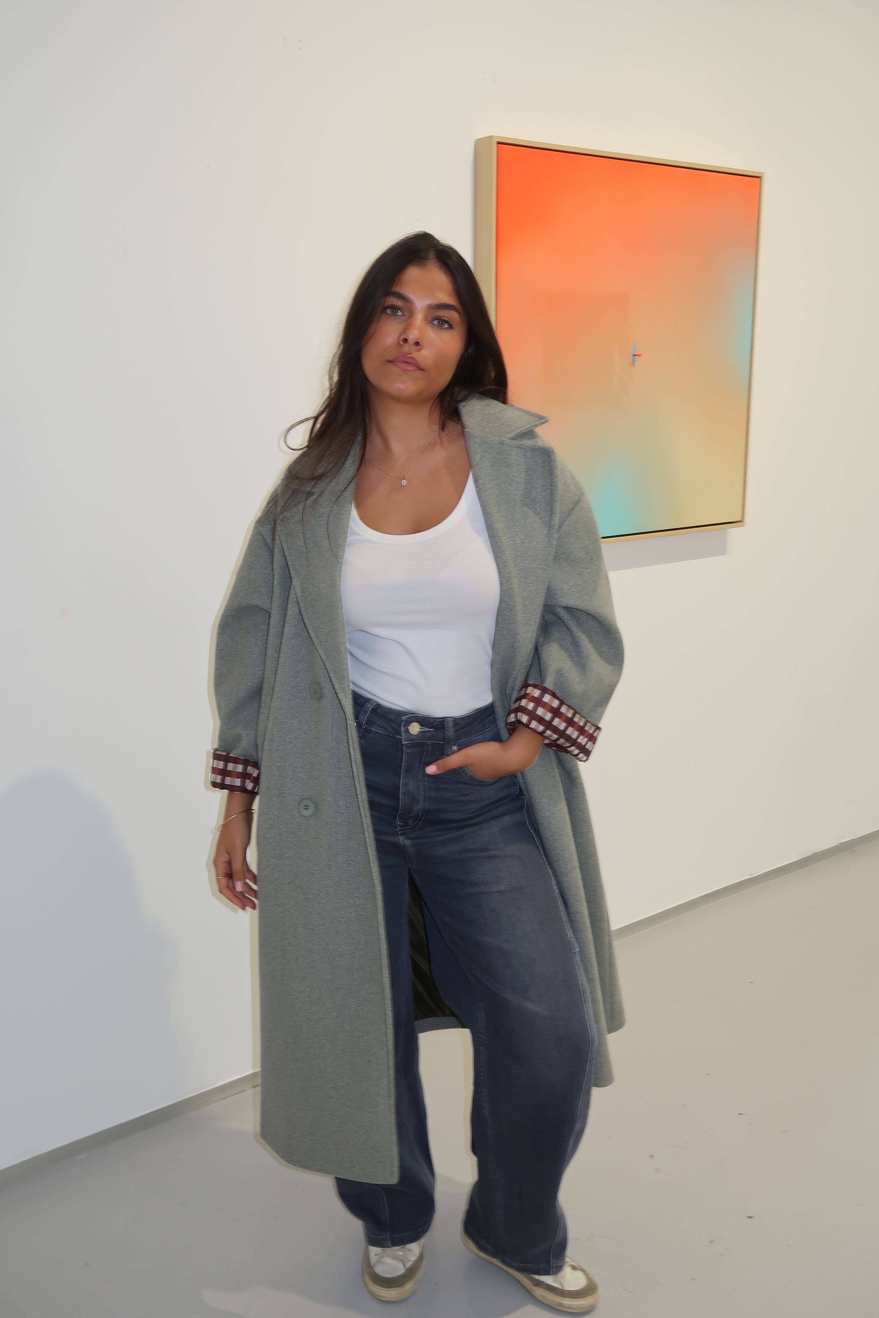 Manteau Charlie gris foncé