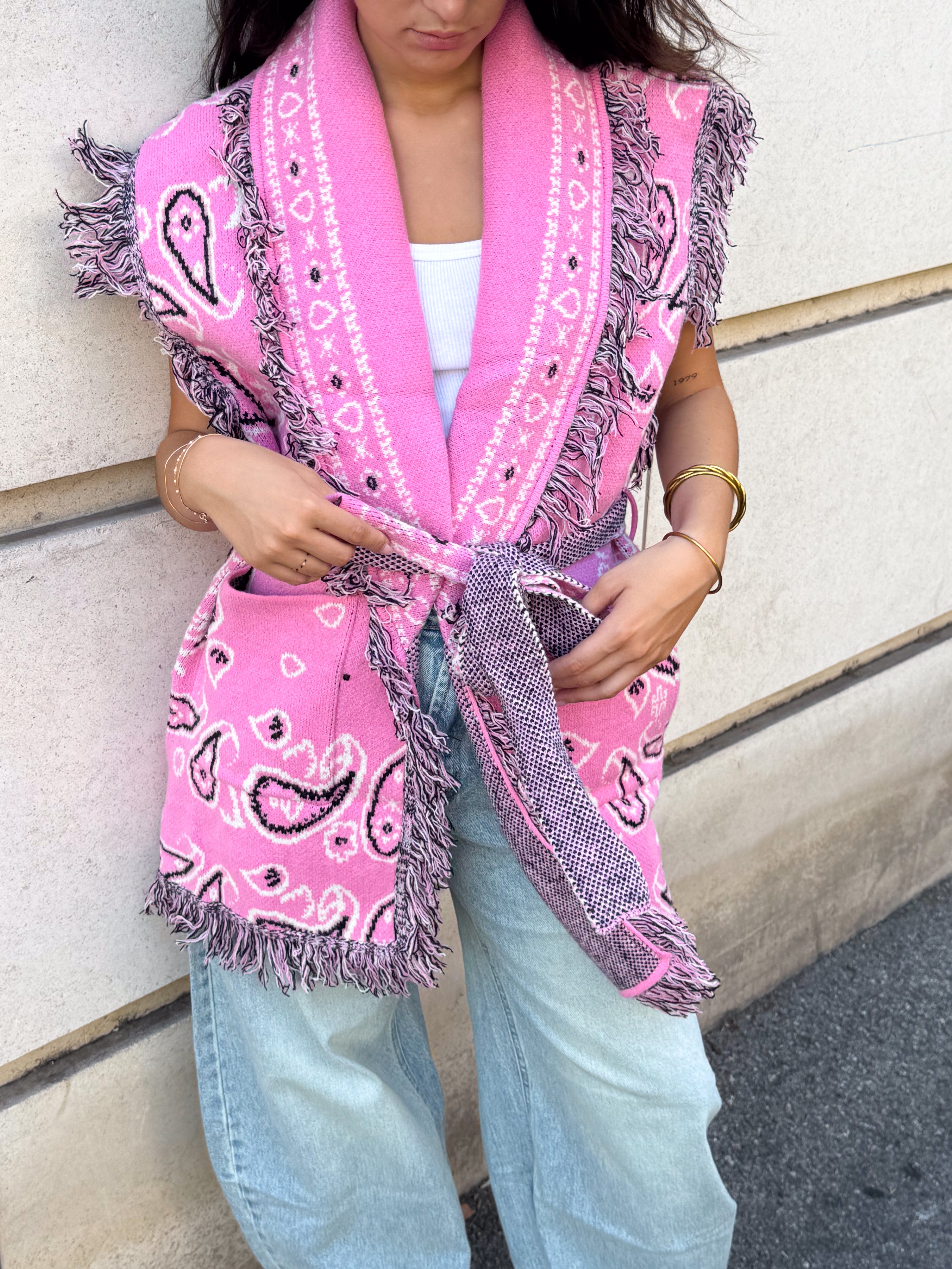 Natacha pink vest