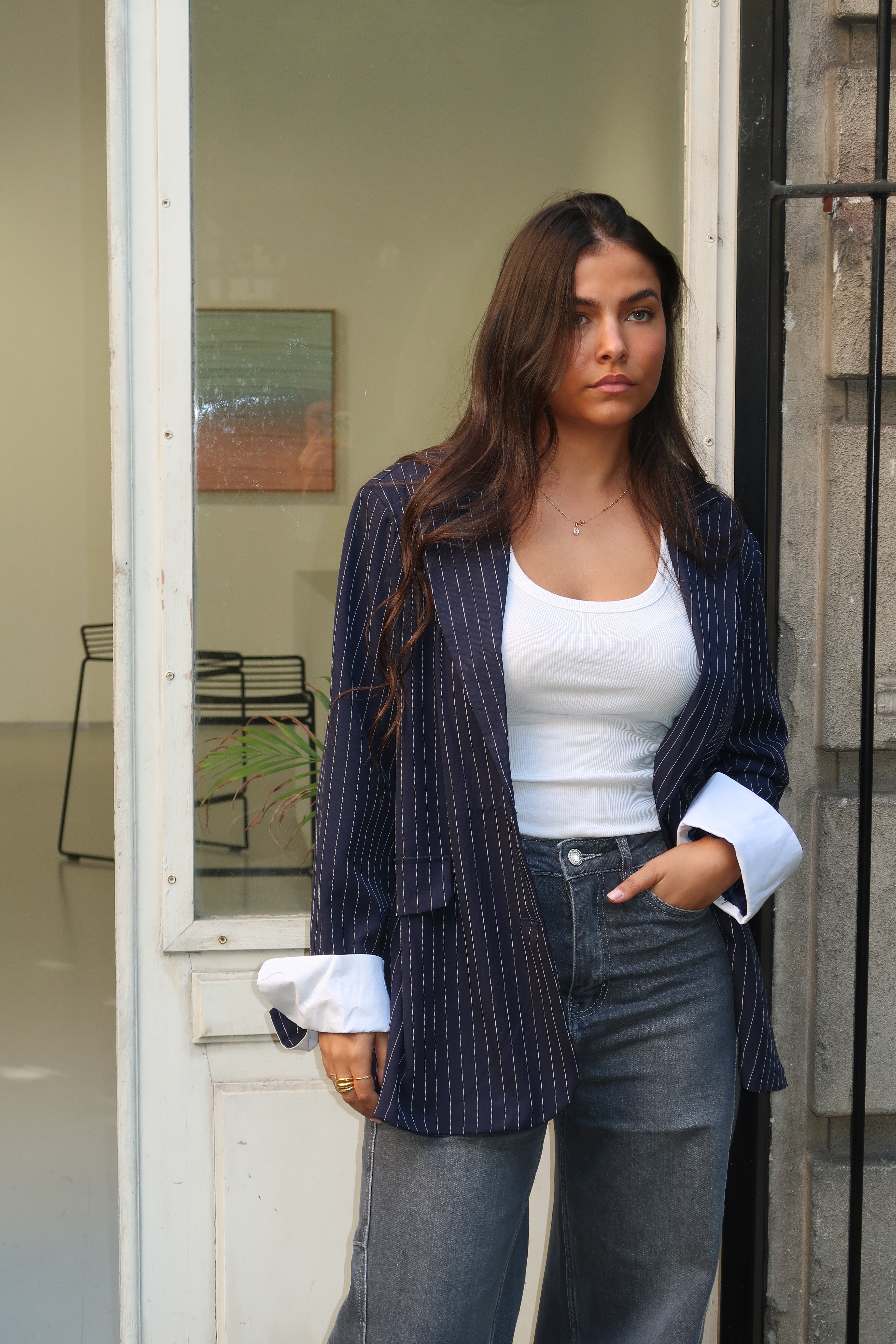 Blazer Astrid bleu marine