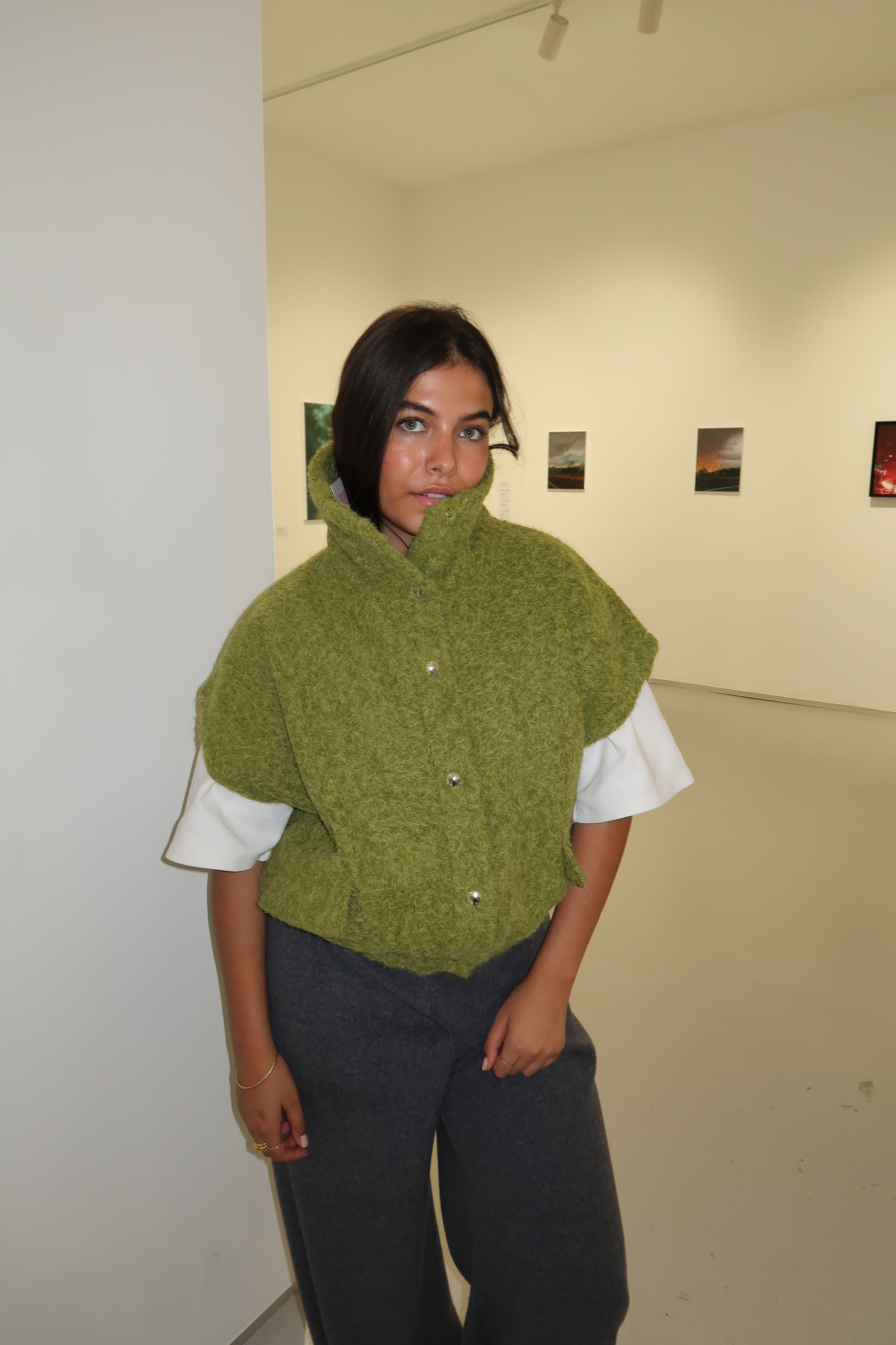 Veste Anais vert olive