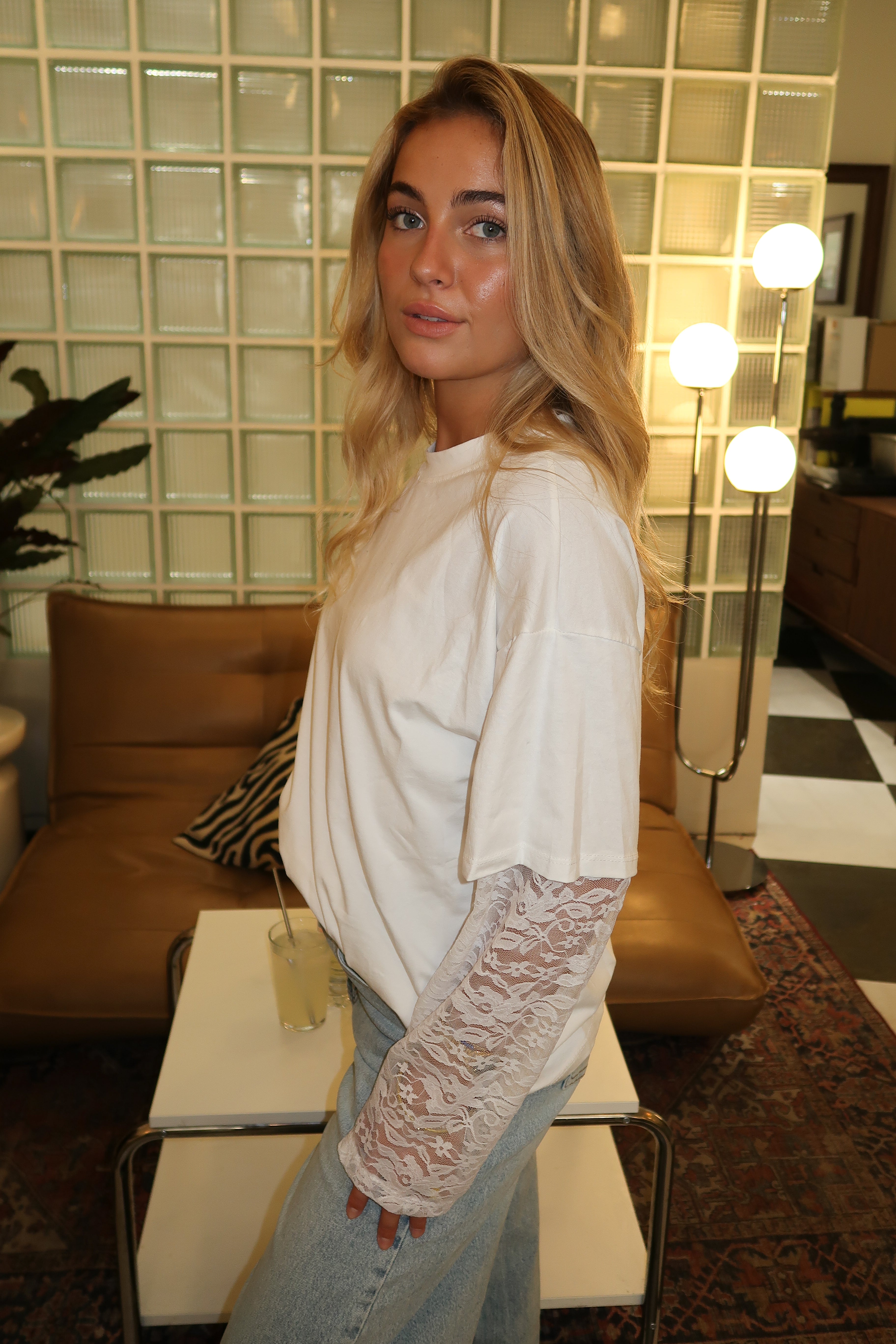 Hvid Léna T-shirt
