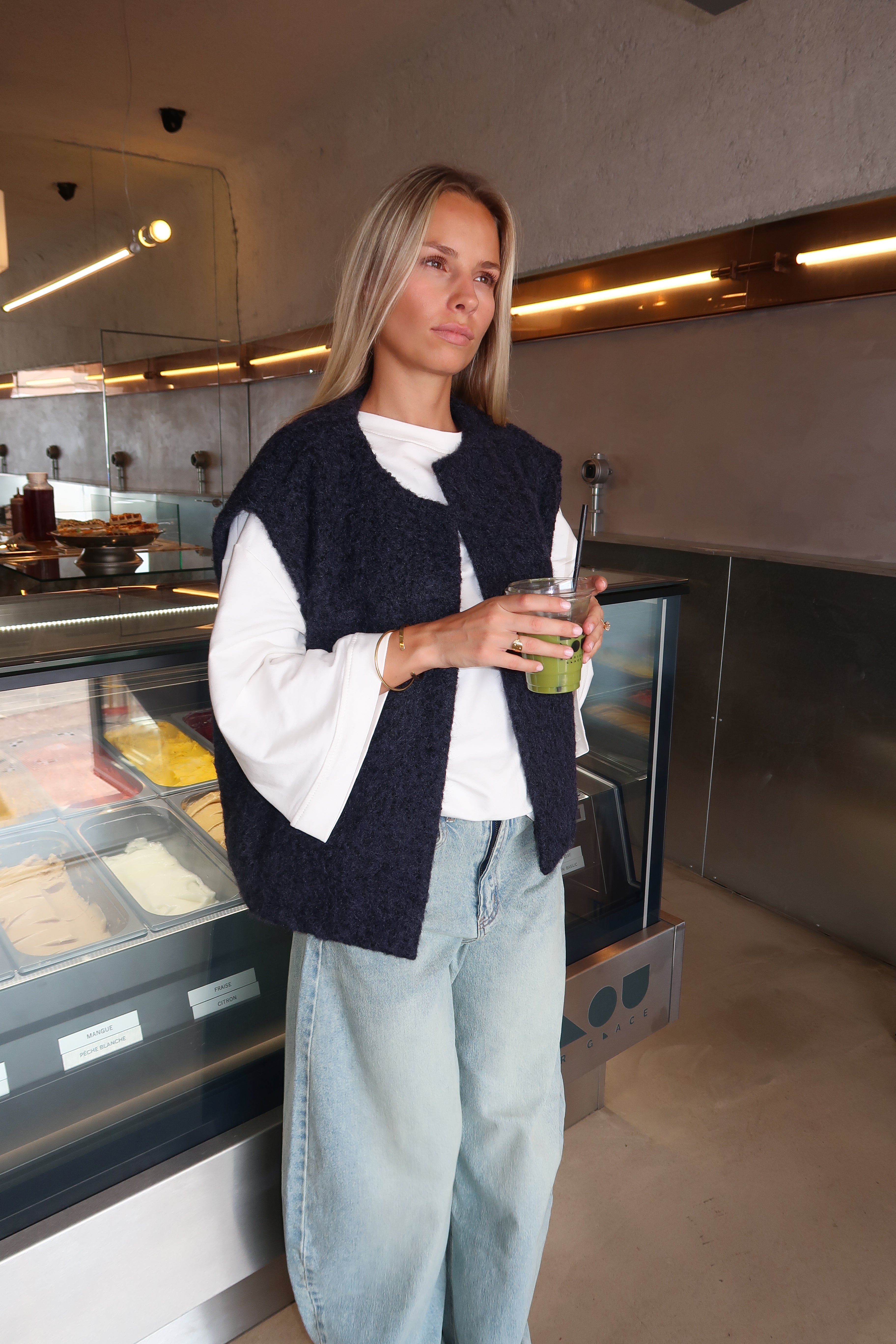 Maddy navy blue jacket