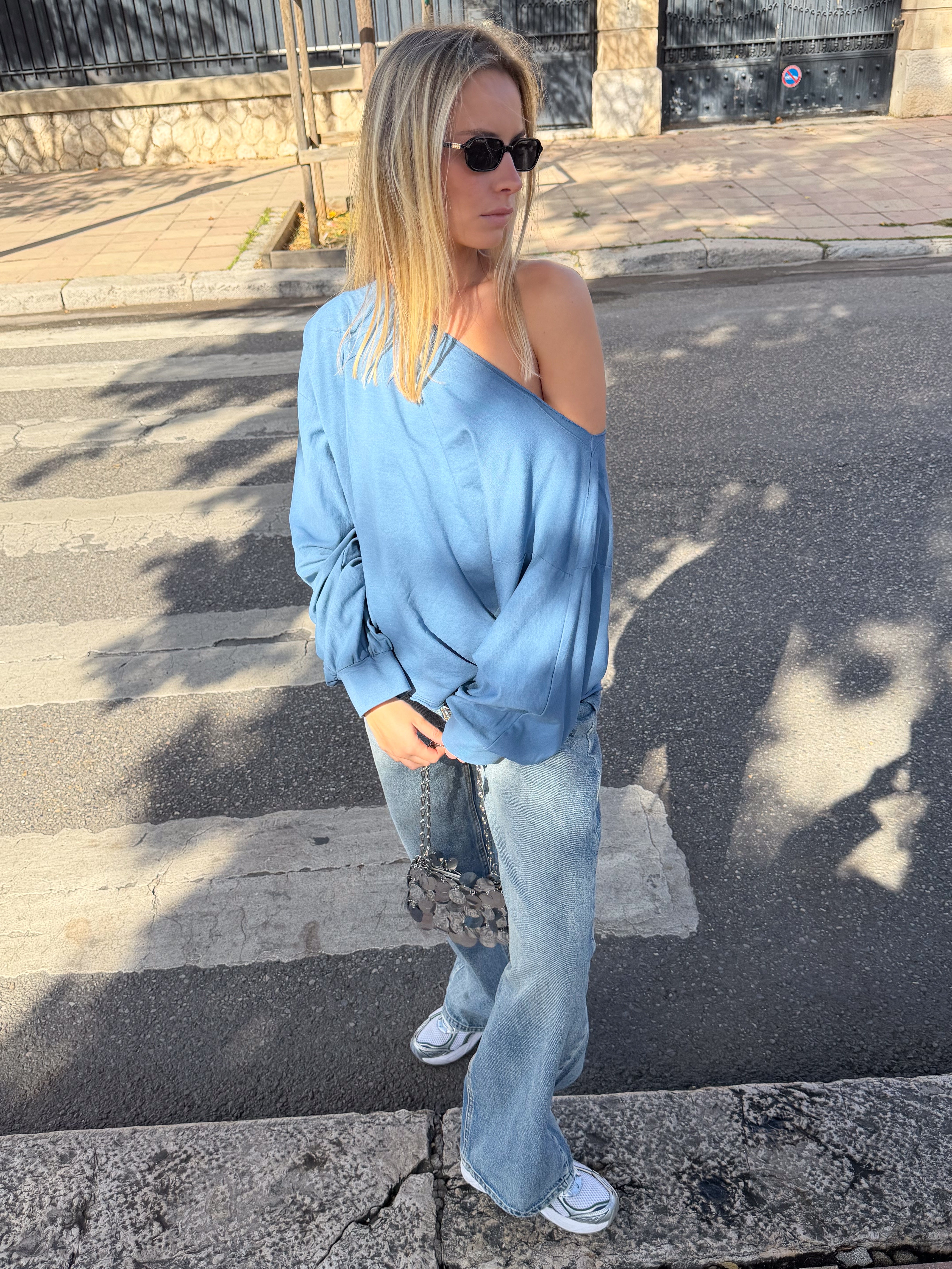 Juliette blaues T-Shirt