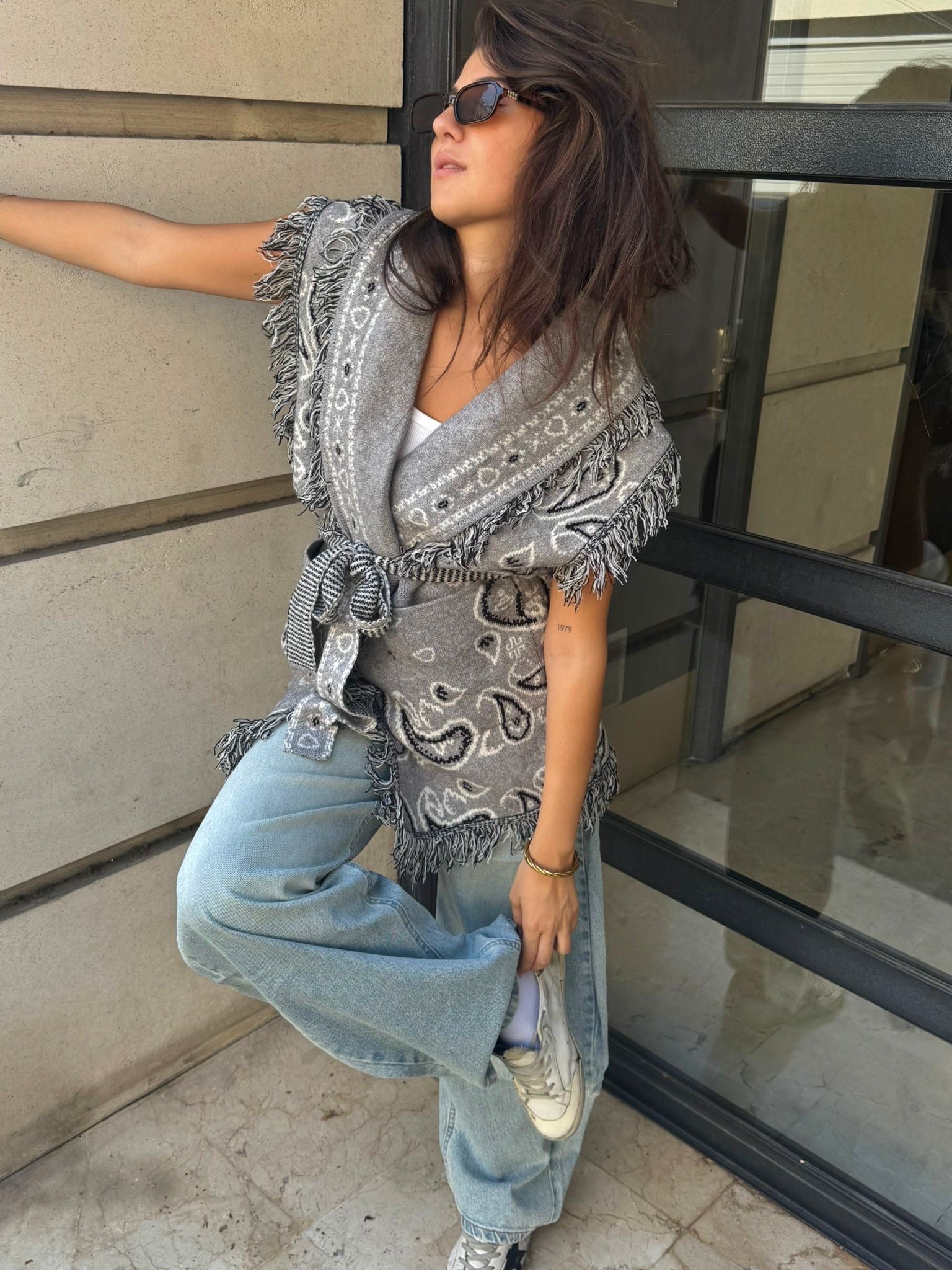 Gilet Natacha gris