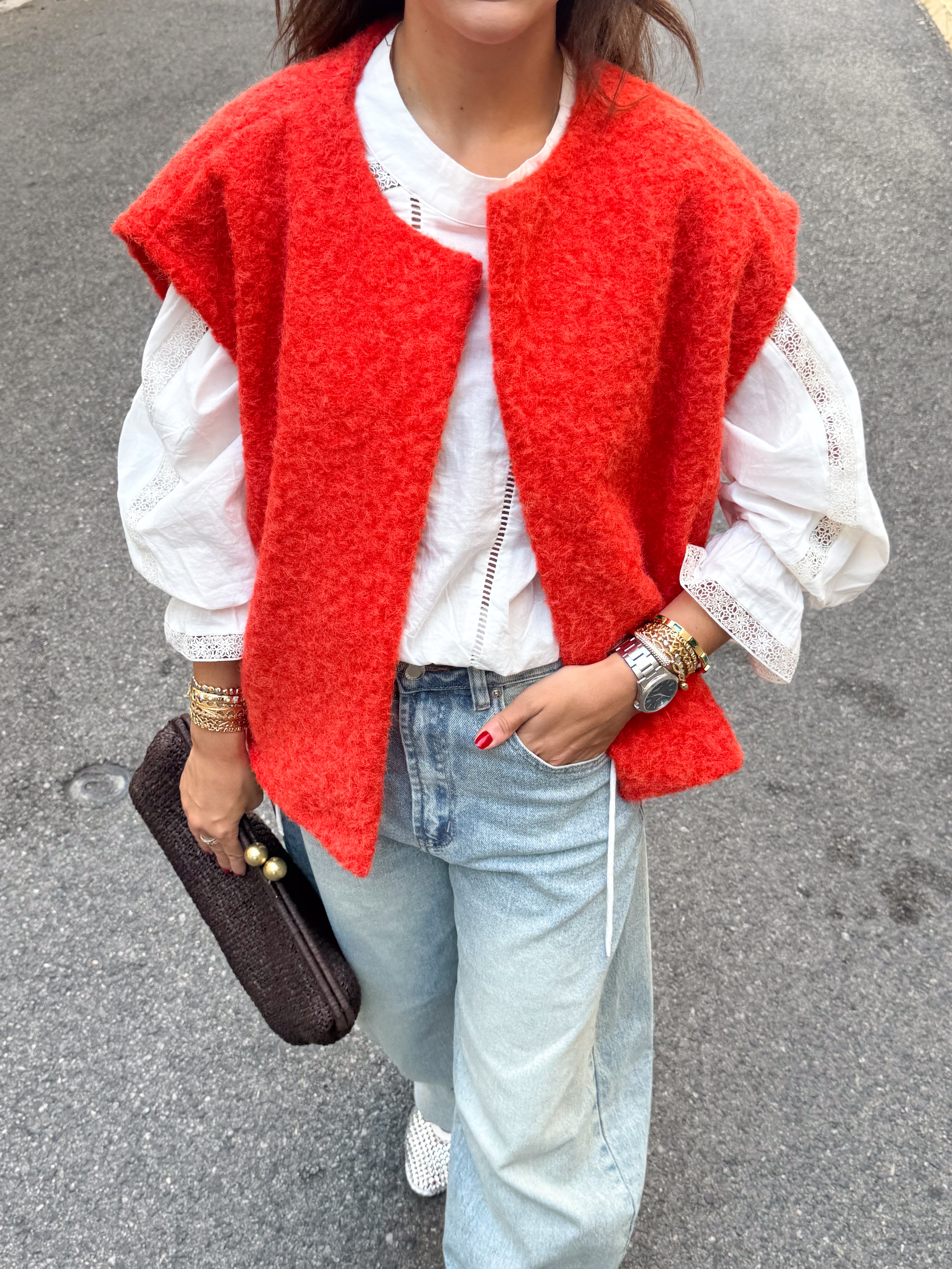 Maddy orange jacket