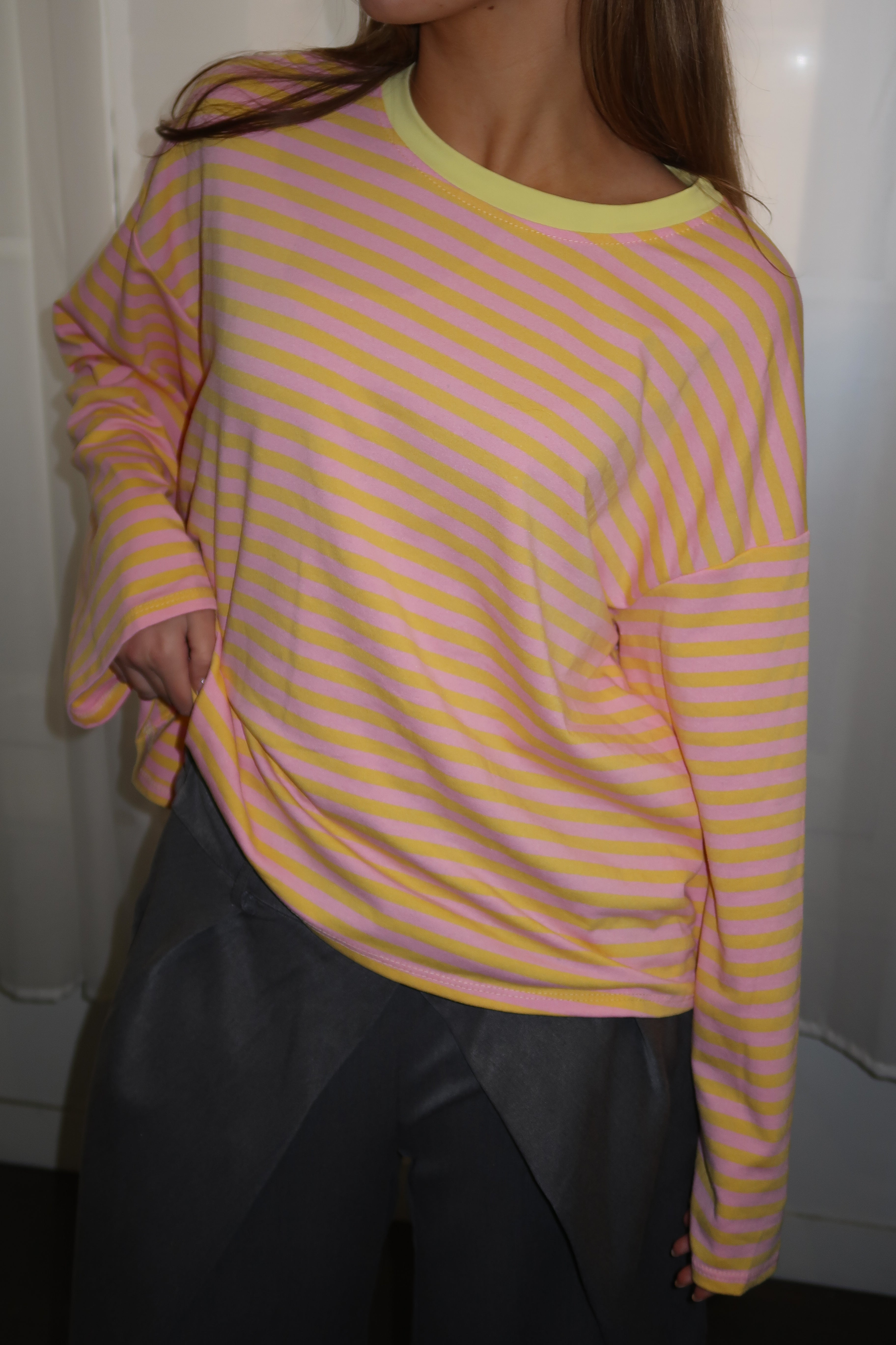 Pink and yellow Oceane T-shirt