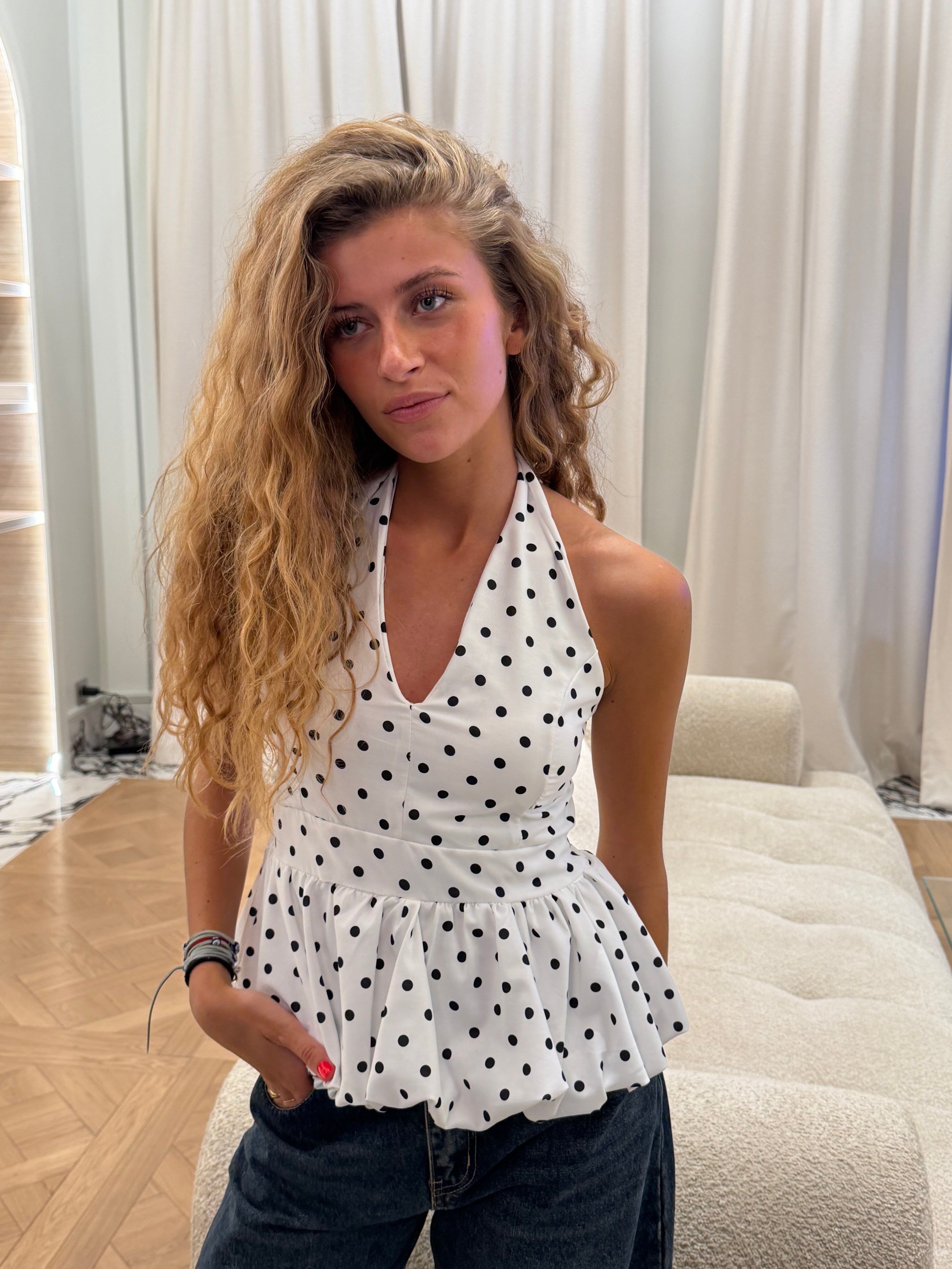 Célia topp vit
