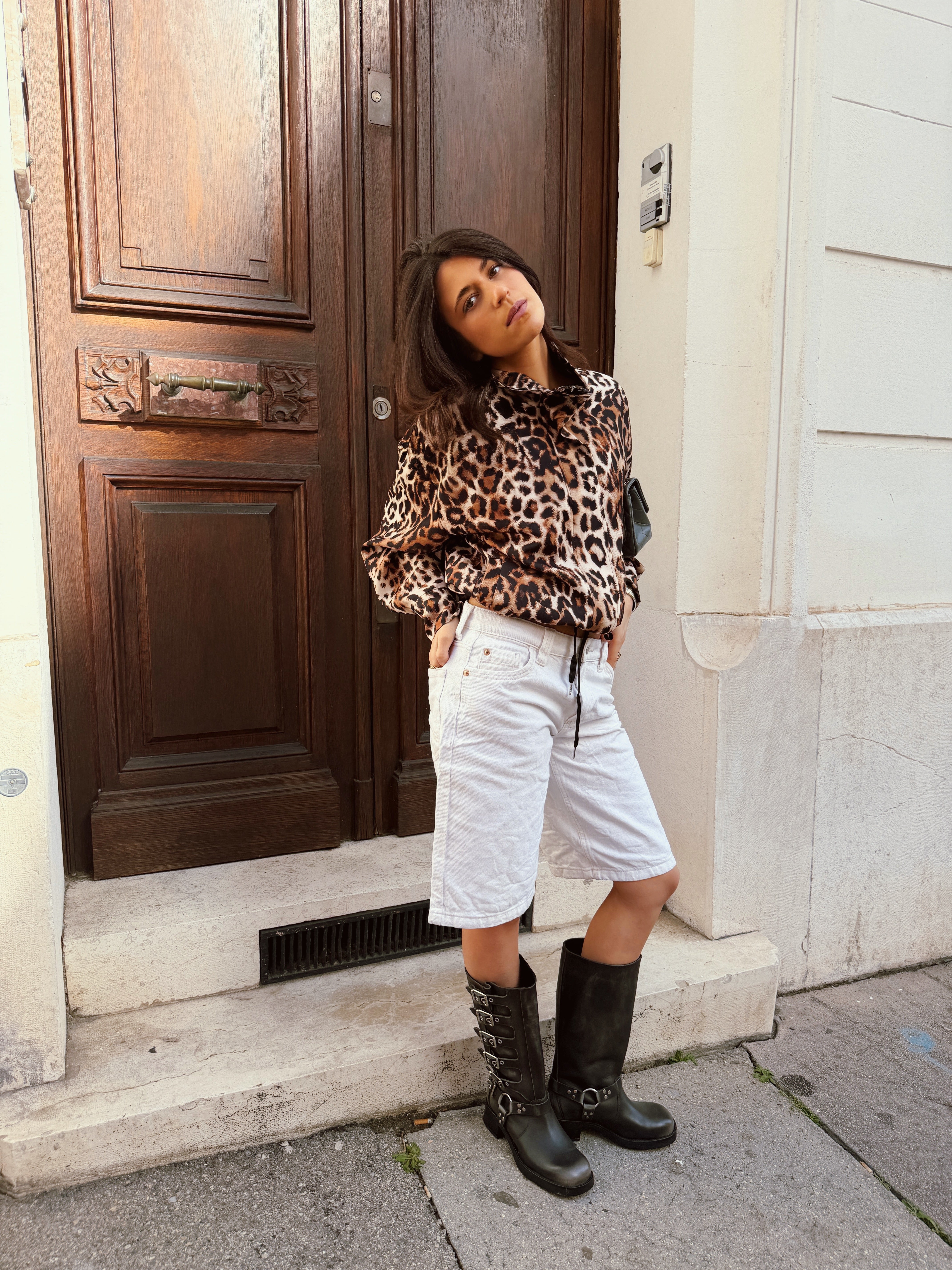 Marineblazer Leopard