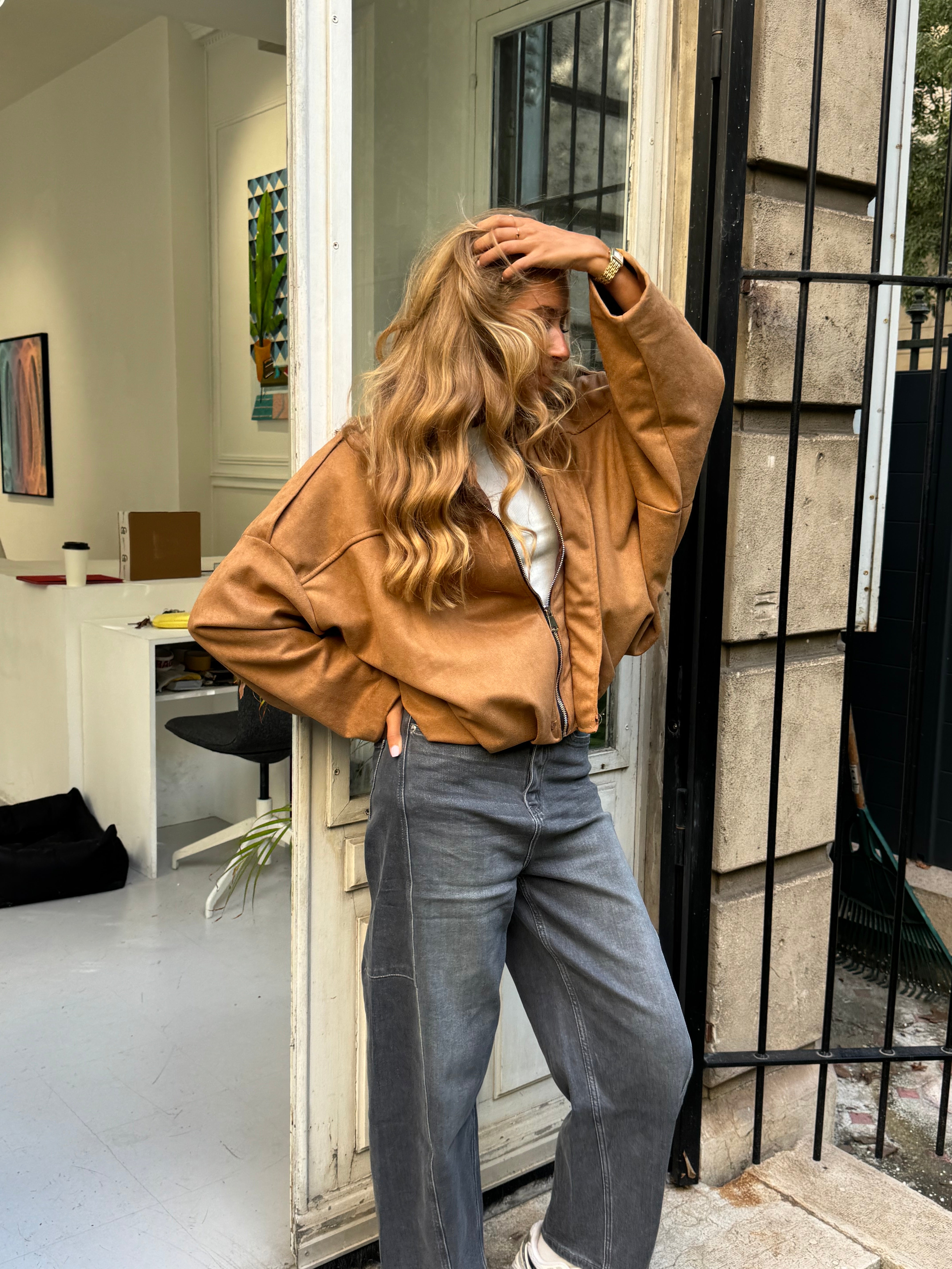 Chaqueta Perrine camel