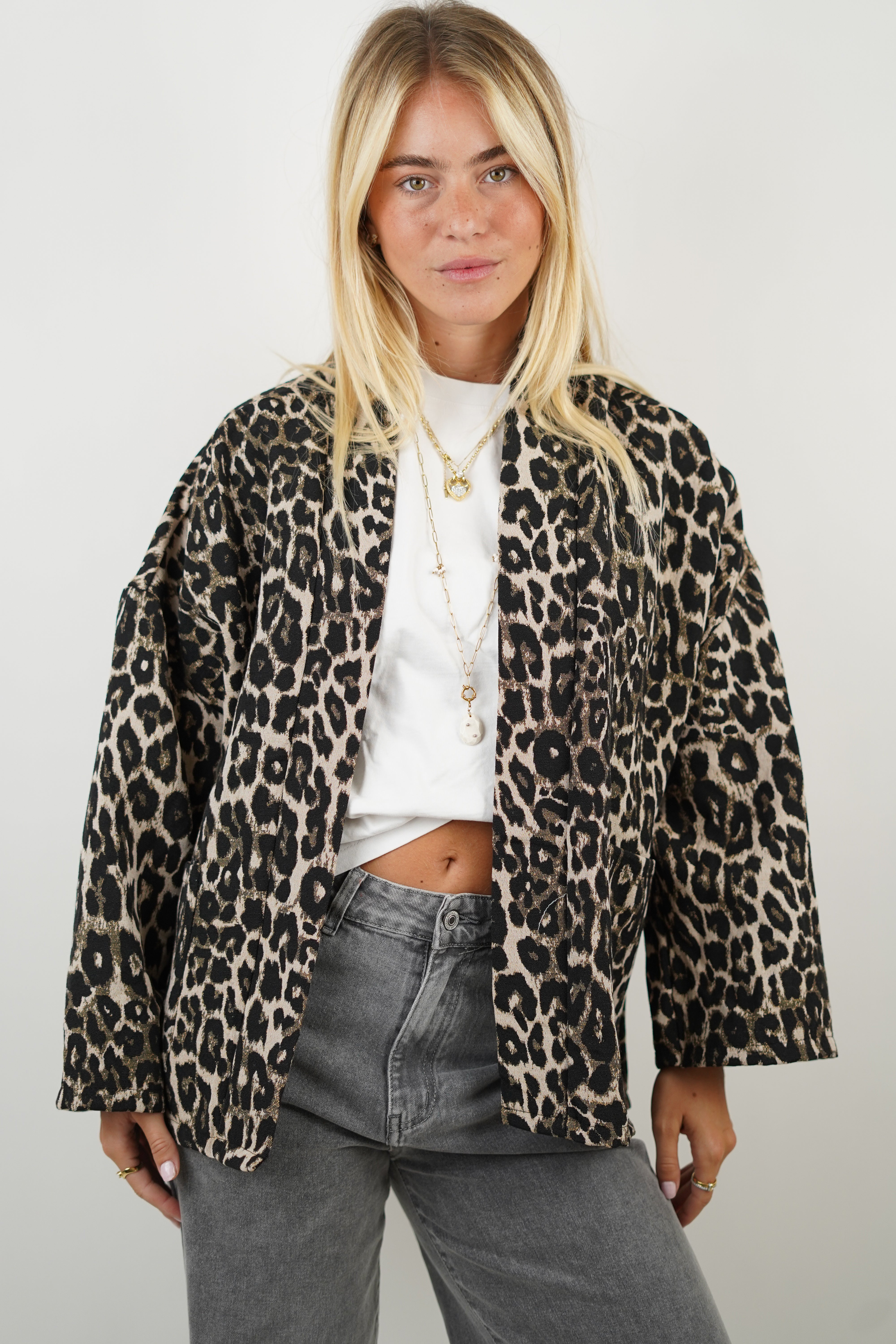 Veste léopard Mina
